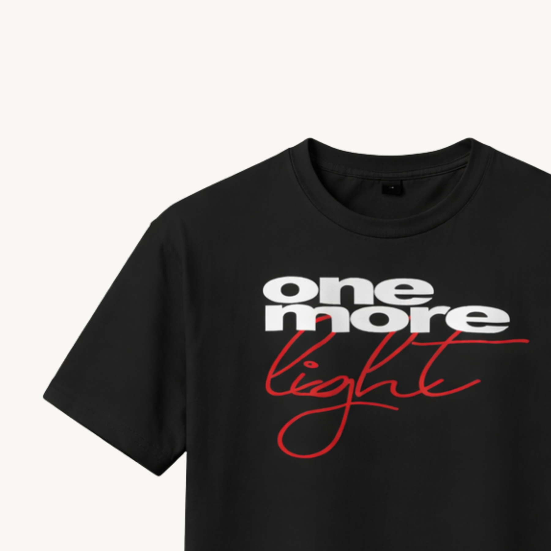 TNC One More Light Black Regular Tee