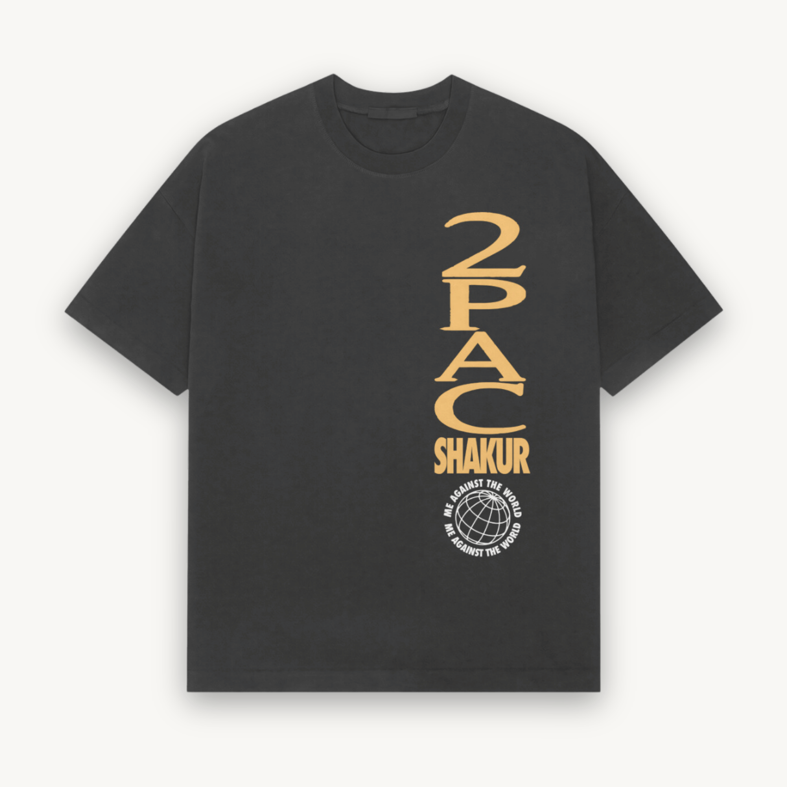 2Pac Me Against Black Relaxed Tee