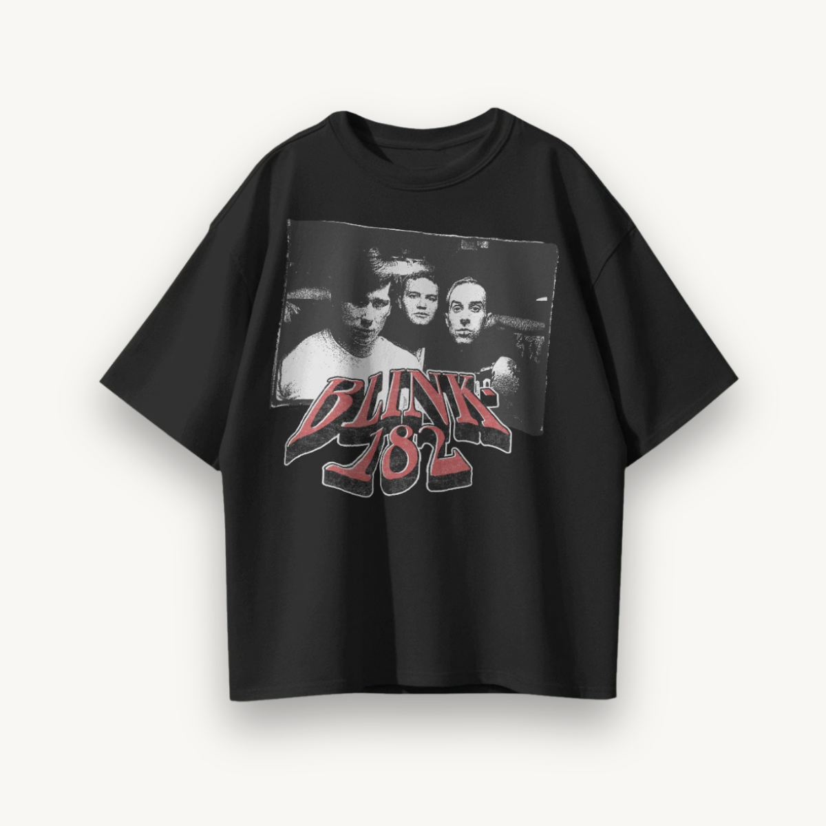 Blink-182 Dude Ranch Sessions Black Oversized Tee