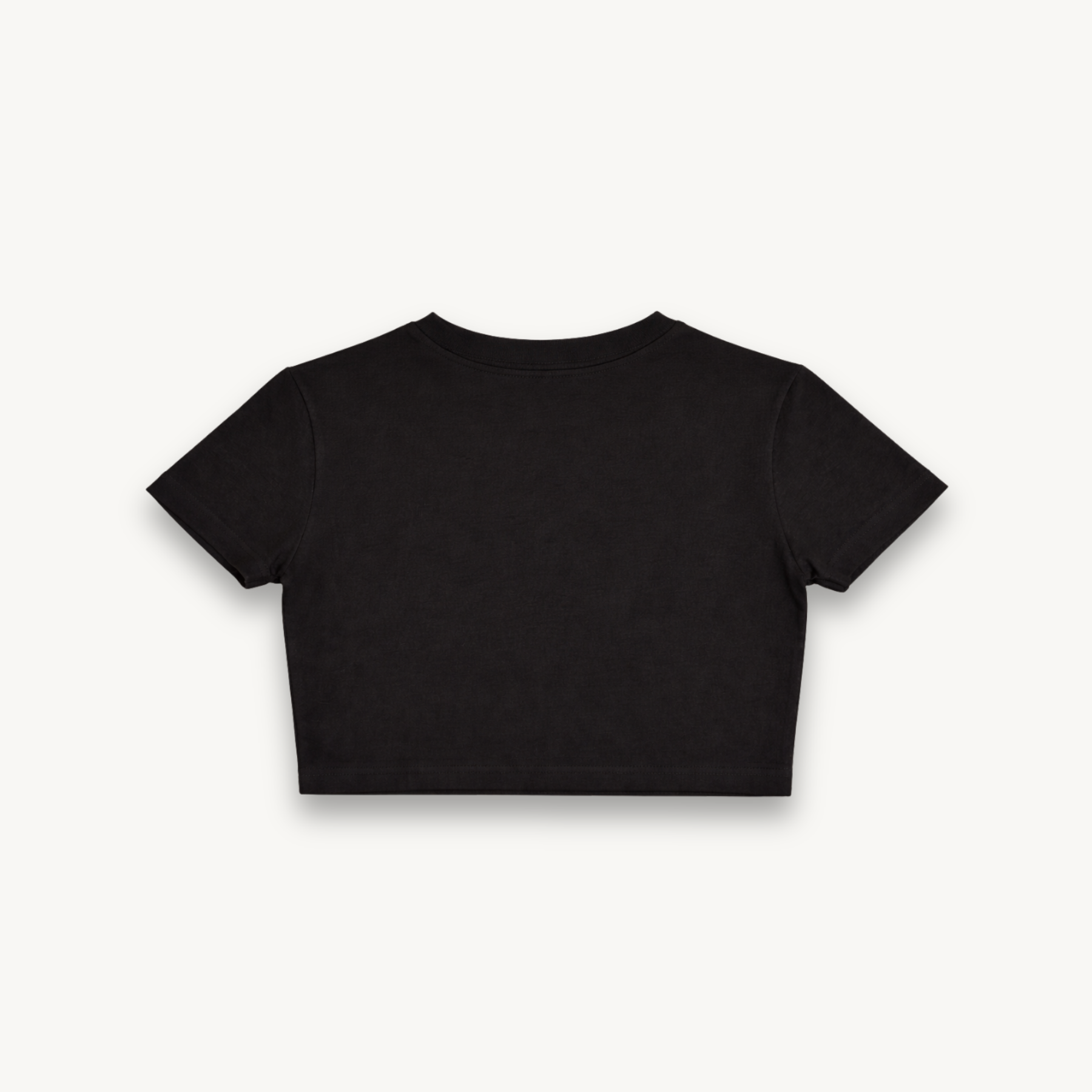 Yungblud AW Monogram Black Crop Top