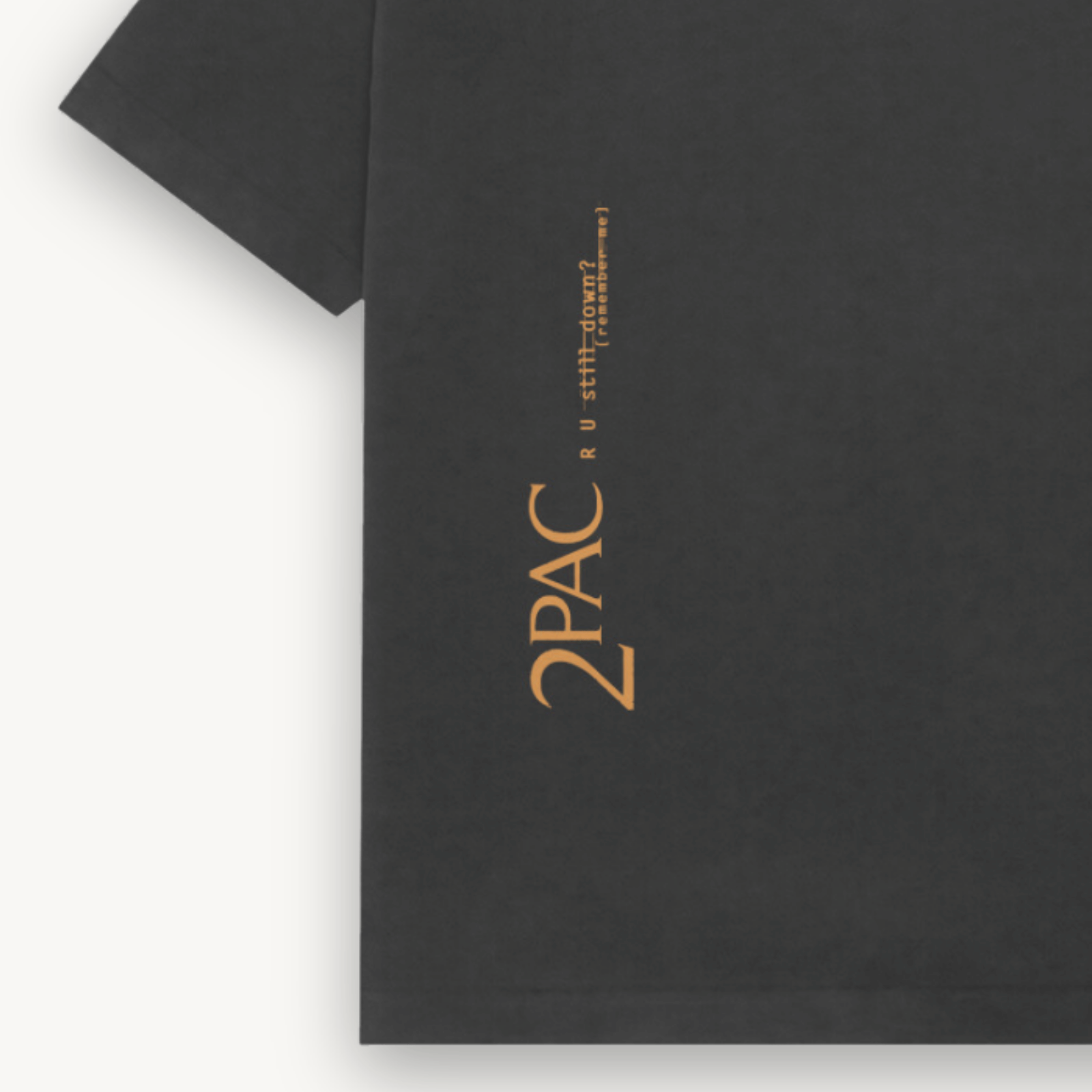 2Pac Still Down Black Relaxed Tee