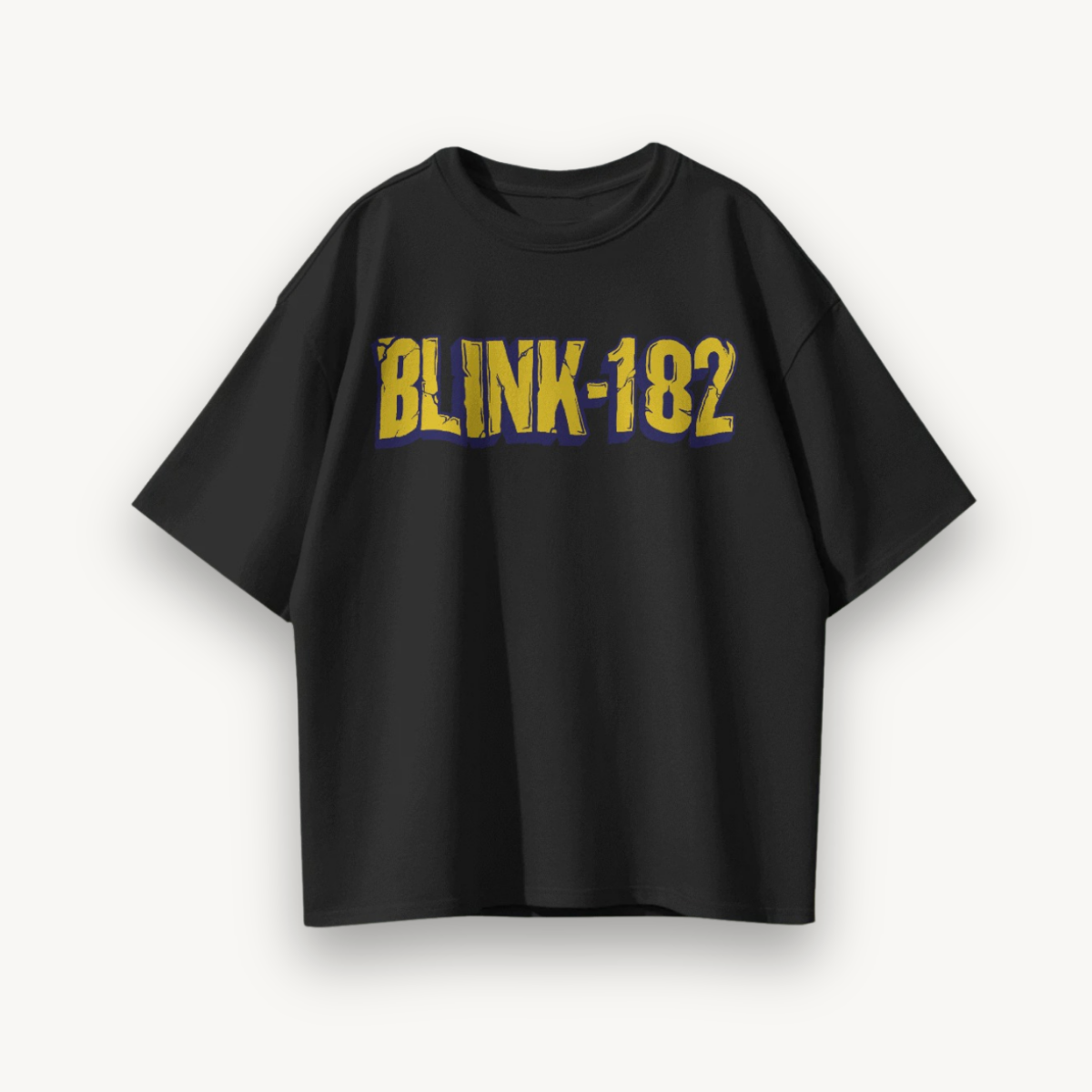 Blink-182 Pop Disaster Tour Black Oversized Tee