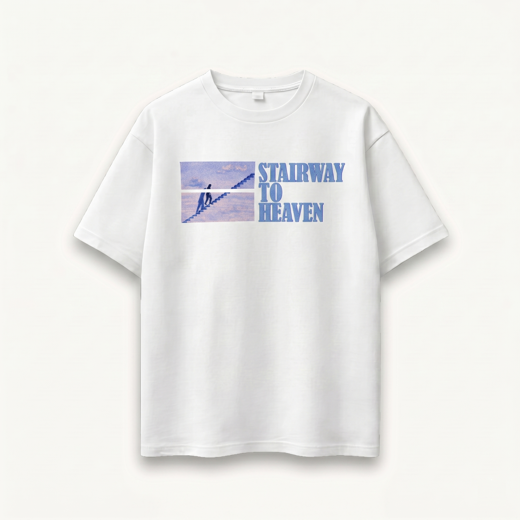 TNC Stairway to Heaven Passage White Relaxed Tee