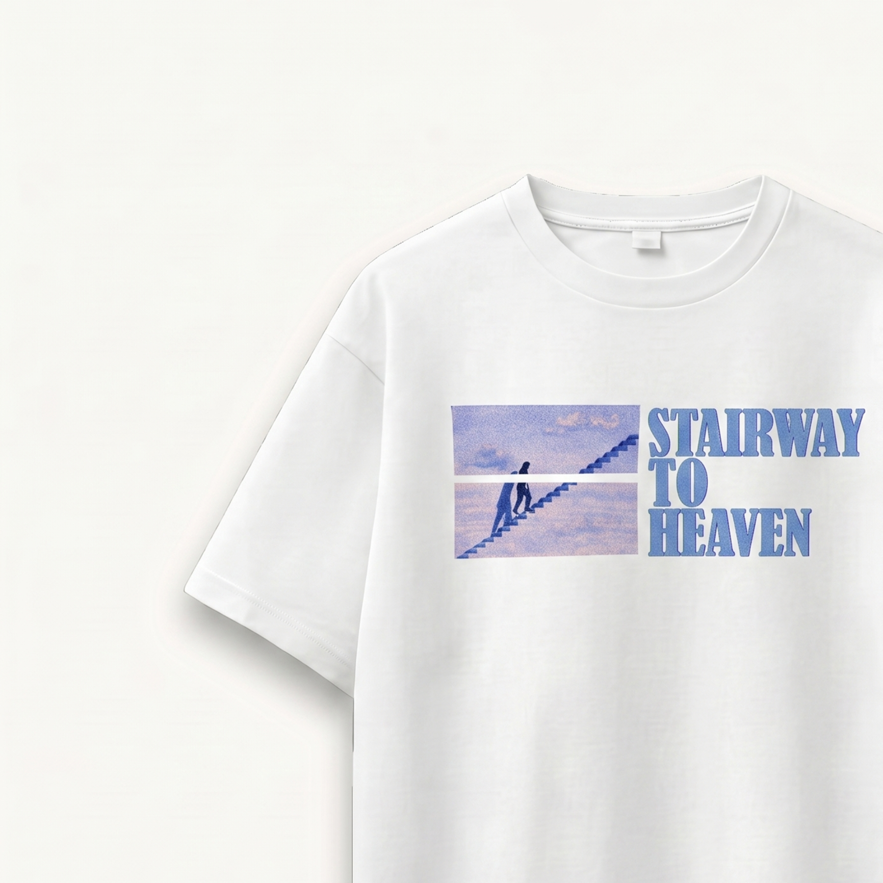 TNC Stairway to Heaven Passage White Relaxed Tee
