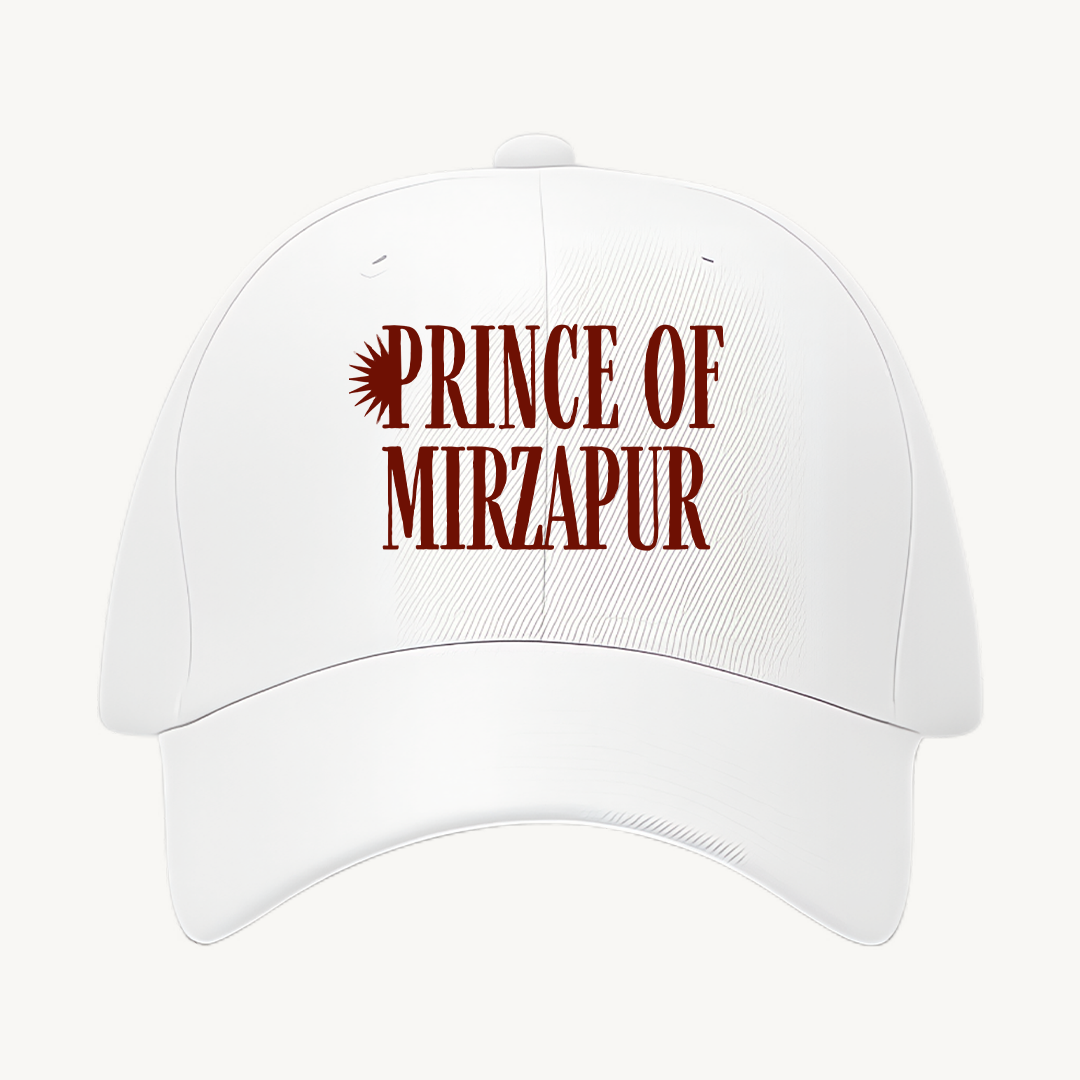 Mirzapur The Movie Prince of Mirzapur White Baseball Cap
