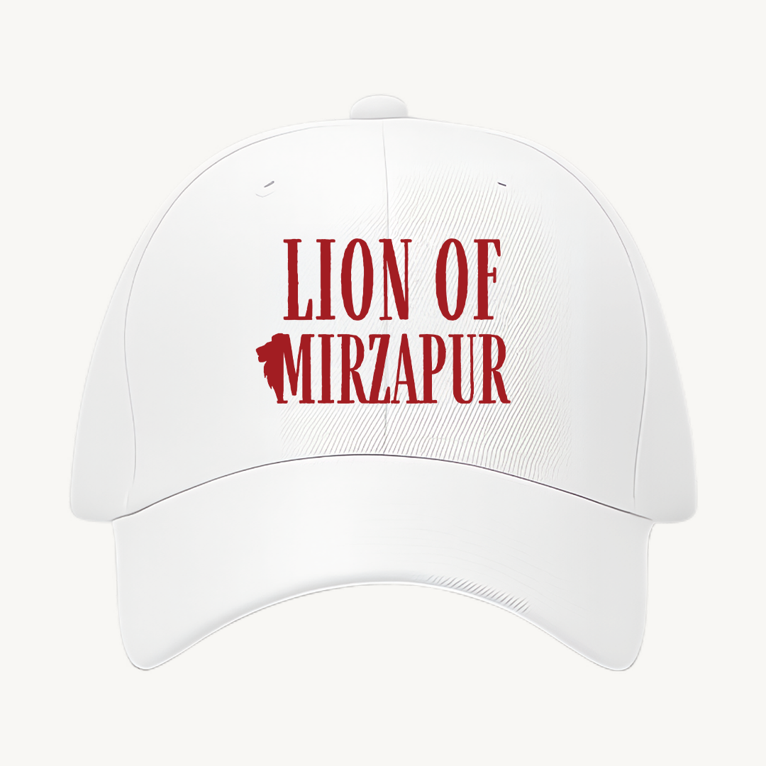 Mirzapur The Movie Lion of Mirzapur White Baseball Cap
