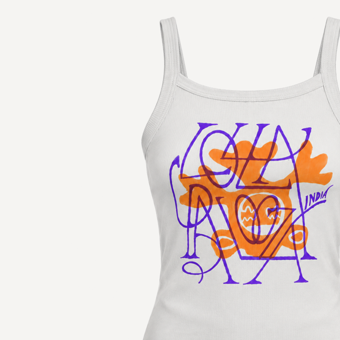 Lolla 2026 Girl Ribbed White Tee