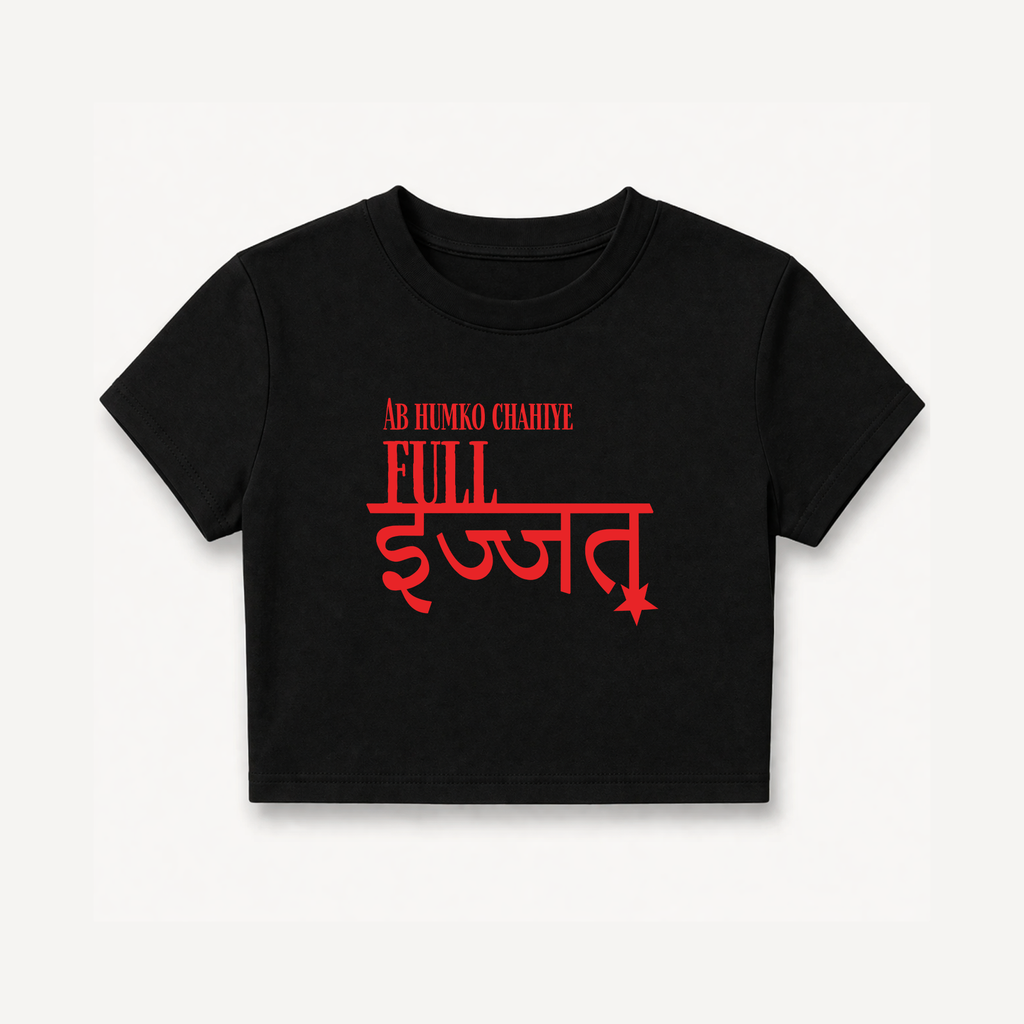 Mirzapur The Movie Full Izzat Black Crop Top