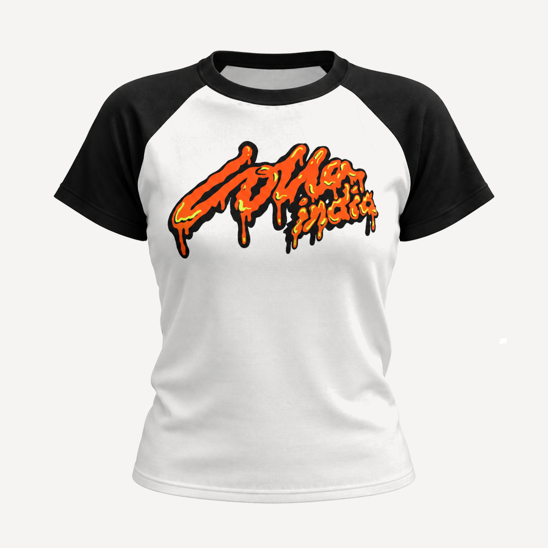 Lolla 2026 Girl Raglan White Top