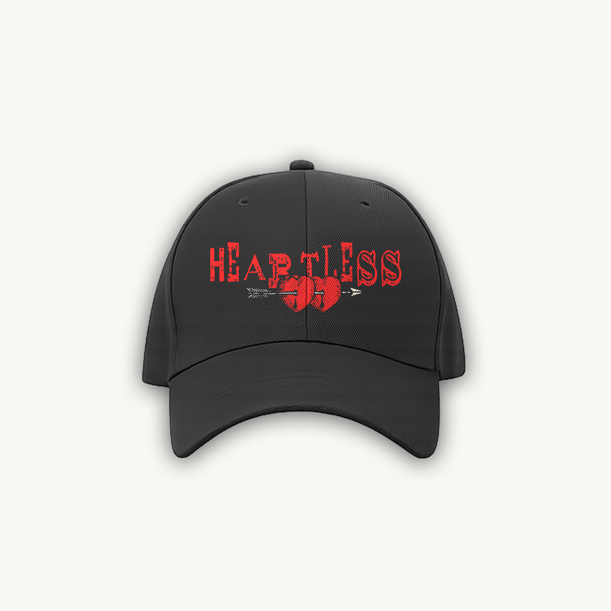 TNC Heartless Baseball Black Cap