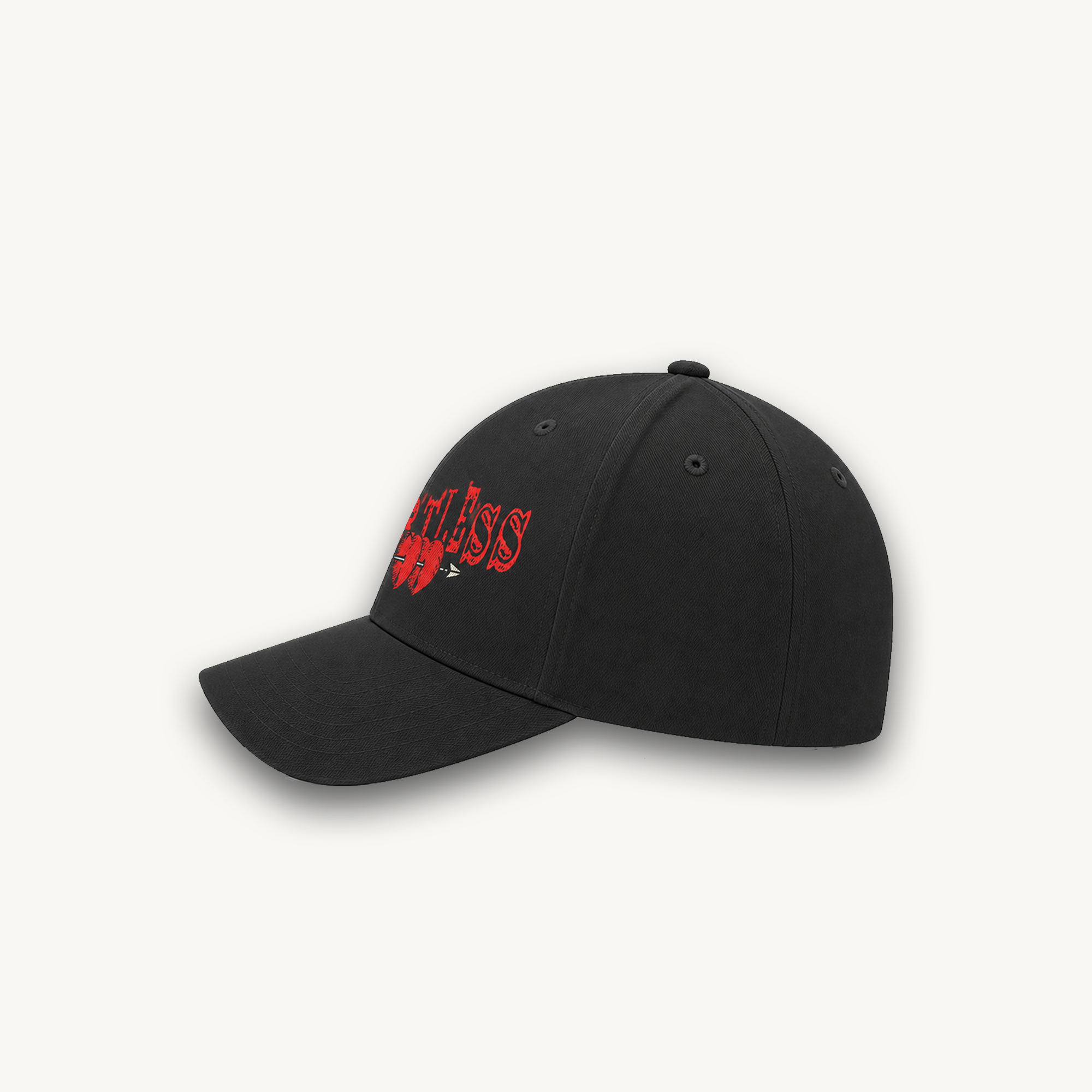 TNC Heartless Baseball Black Cap