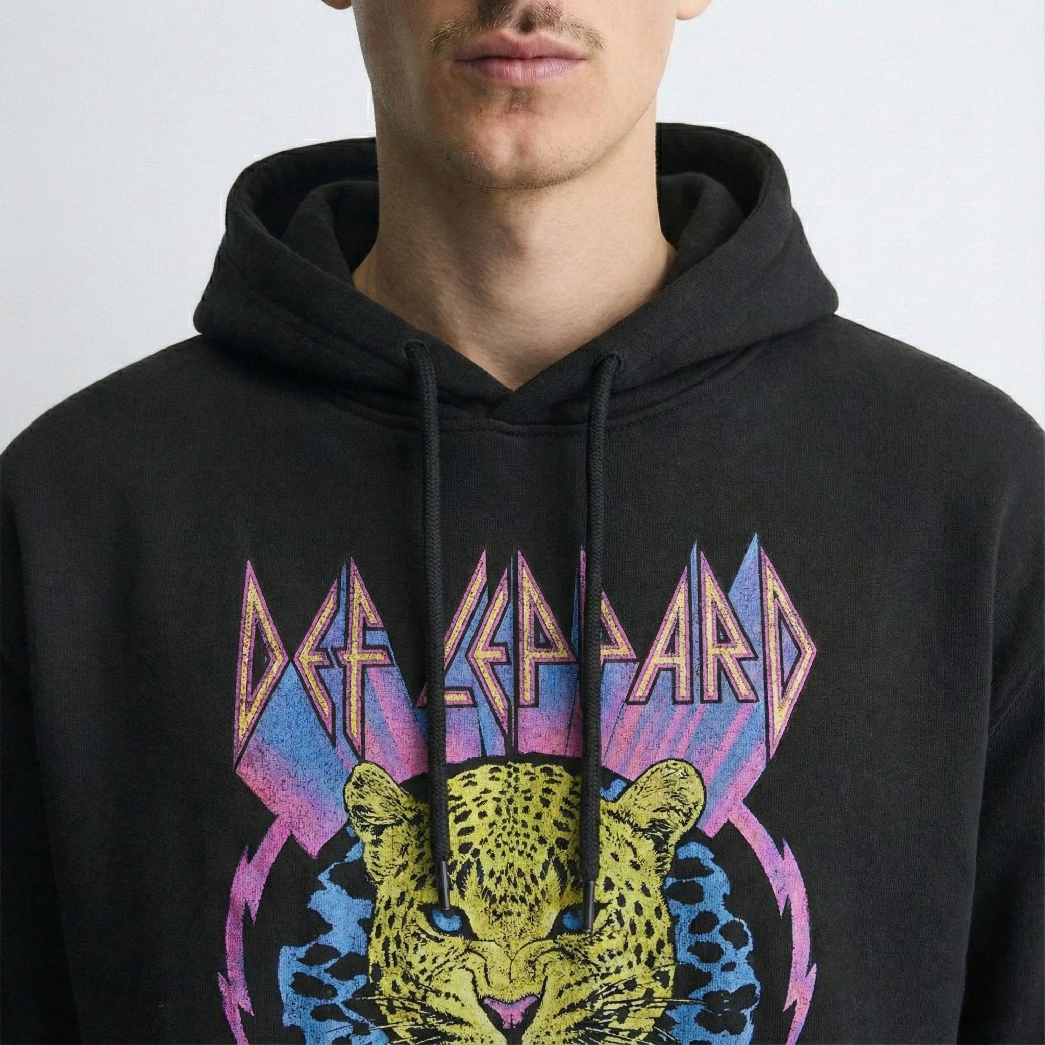 Def Leppard Leopard Black Hoodie