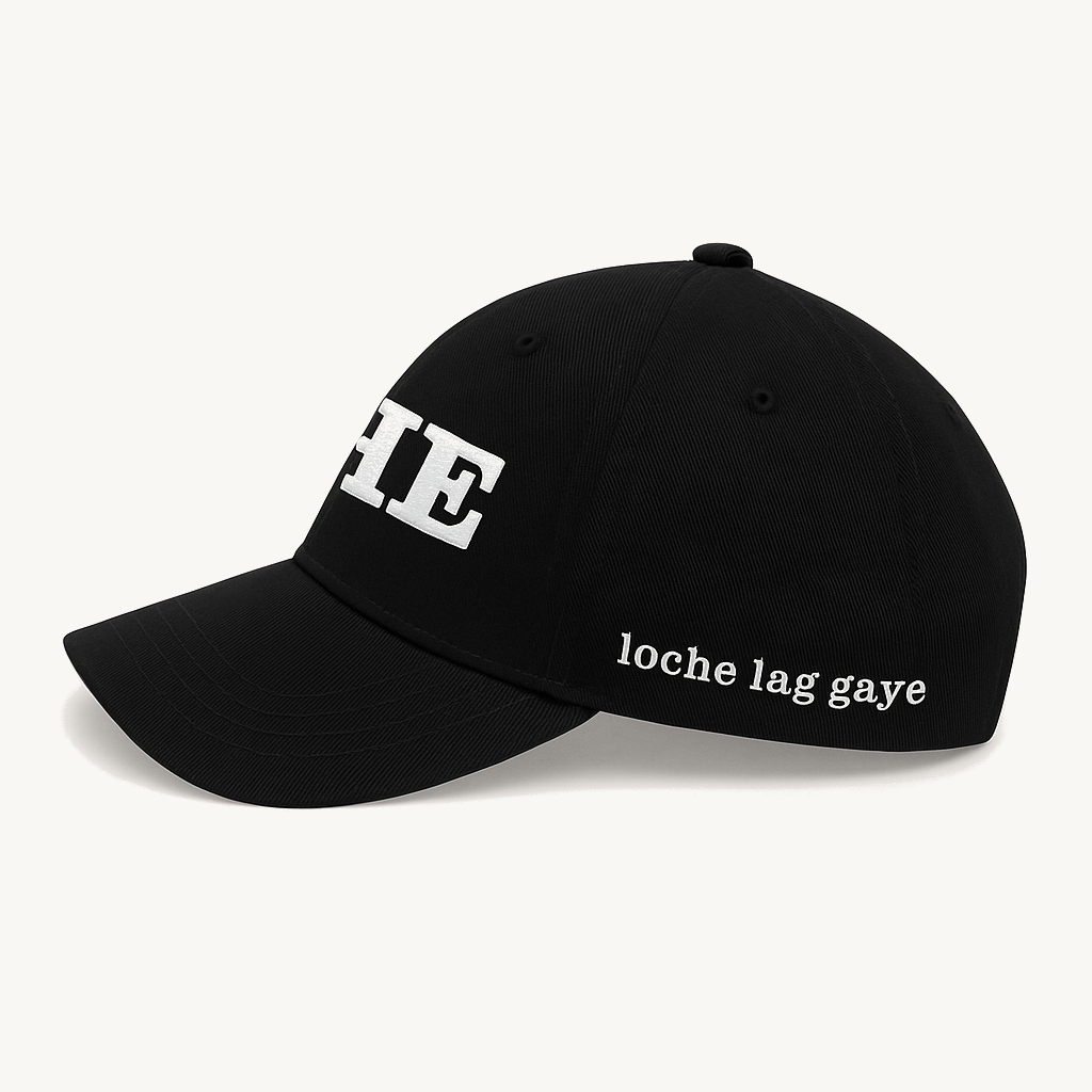 LOCHE Baseball Black Cap