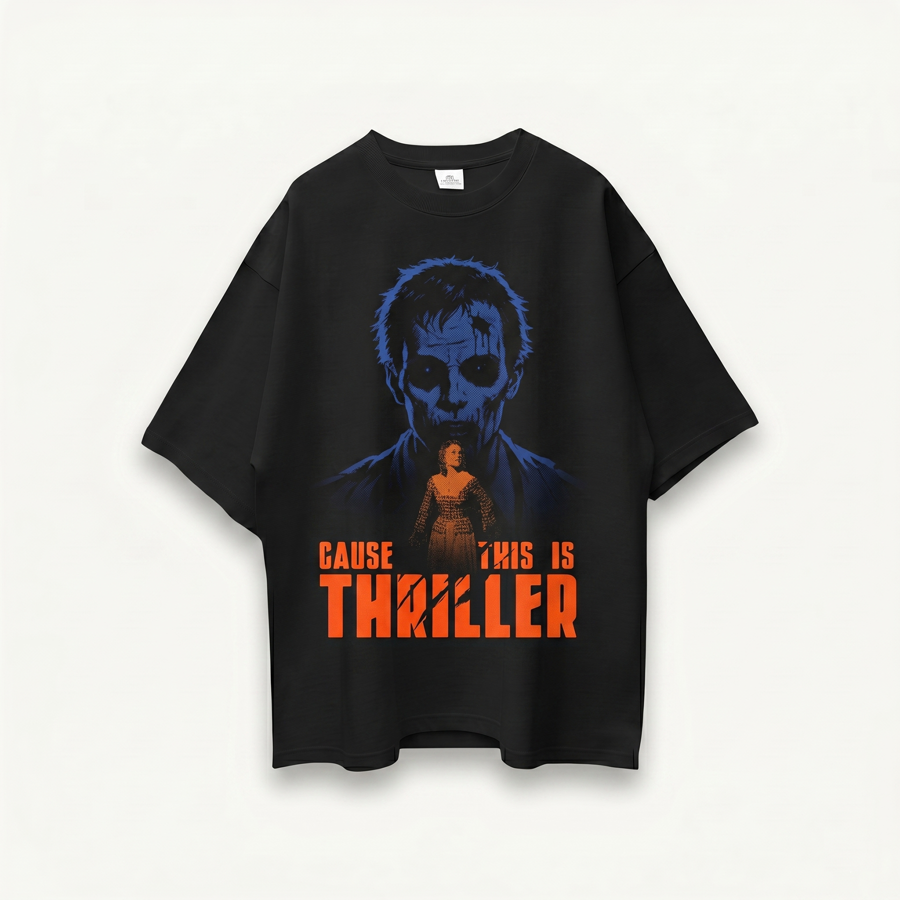 TNC Cause This Is Thriller Black Oversized Tee