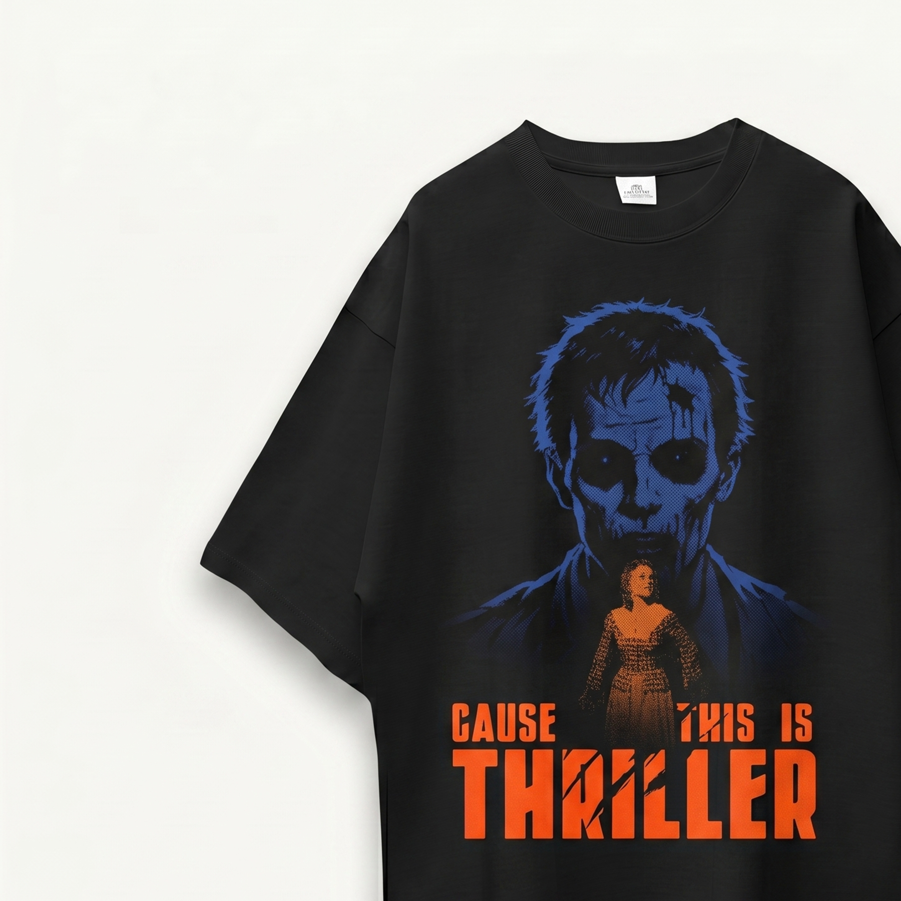 TNC Cause This Is Thriller Black Oversized Tee