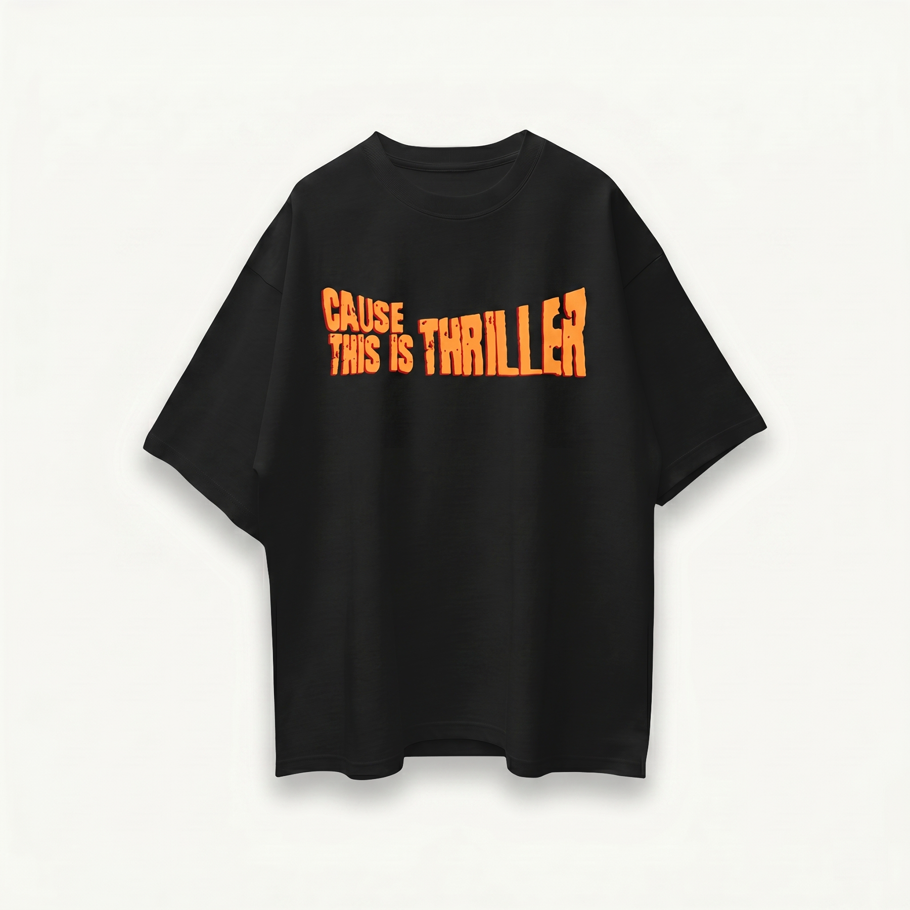 TNC Thriller Graveyard Black Oversized Tee
