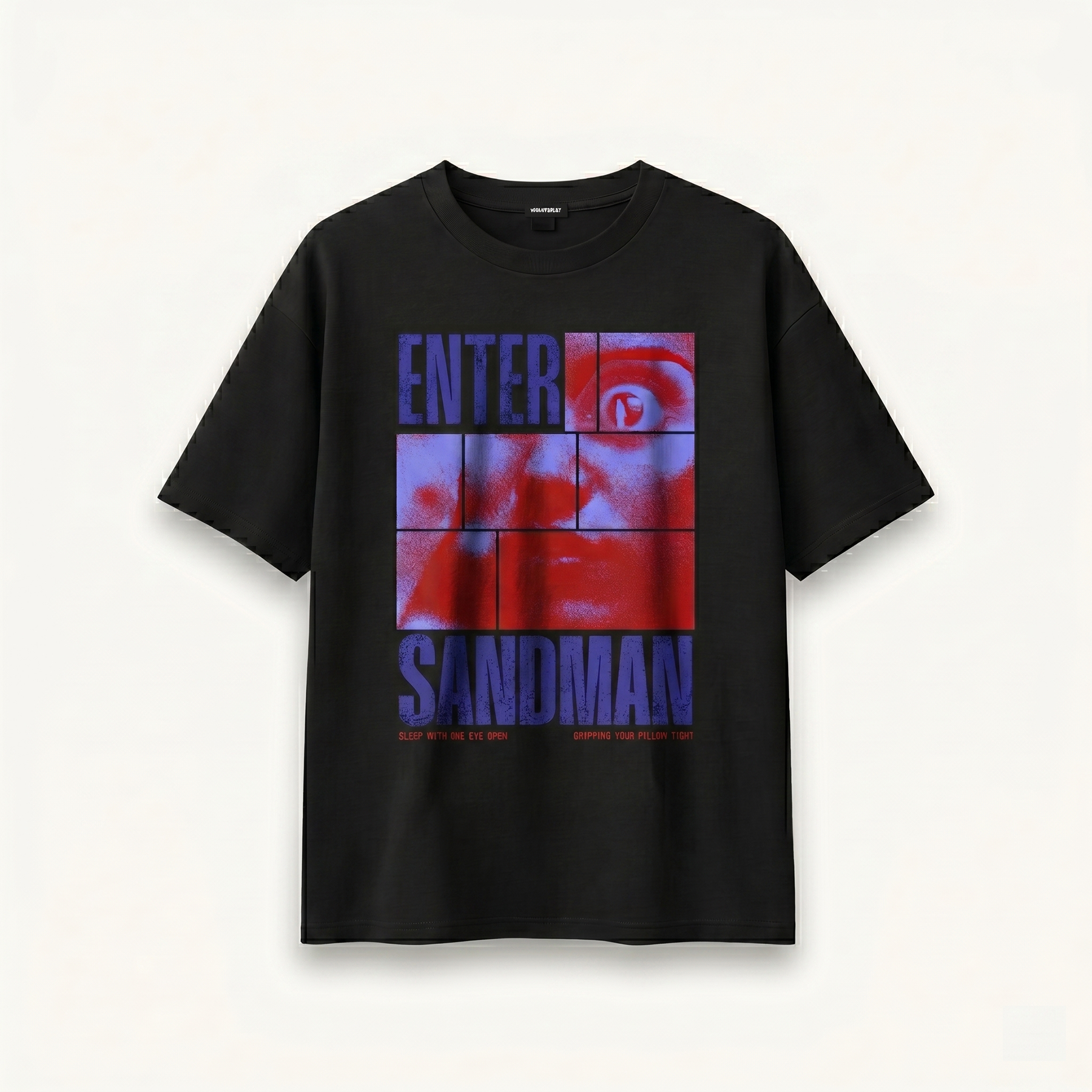 TNC Enter Sandman Mosaic Black Relaxed Tee