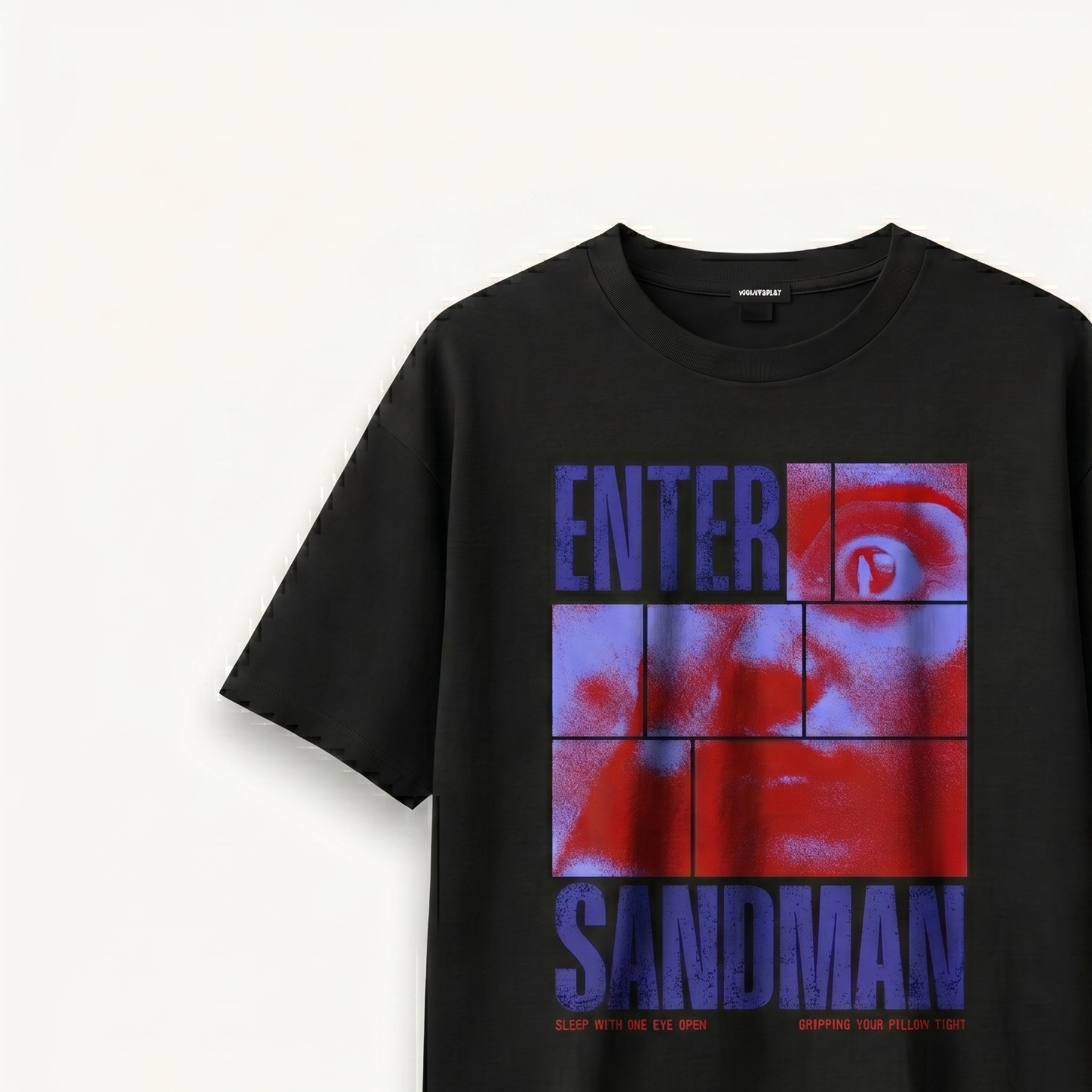 TNC Enter Sandman Mosaic Black Relaxed Tee