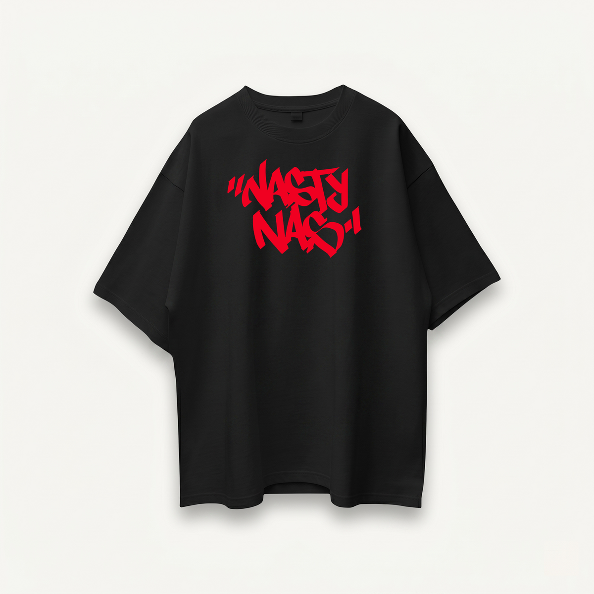 Nas Nasty Nas Black Oversized Tee