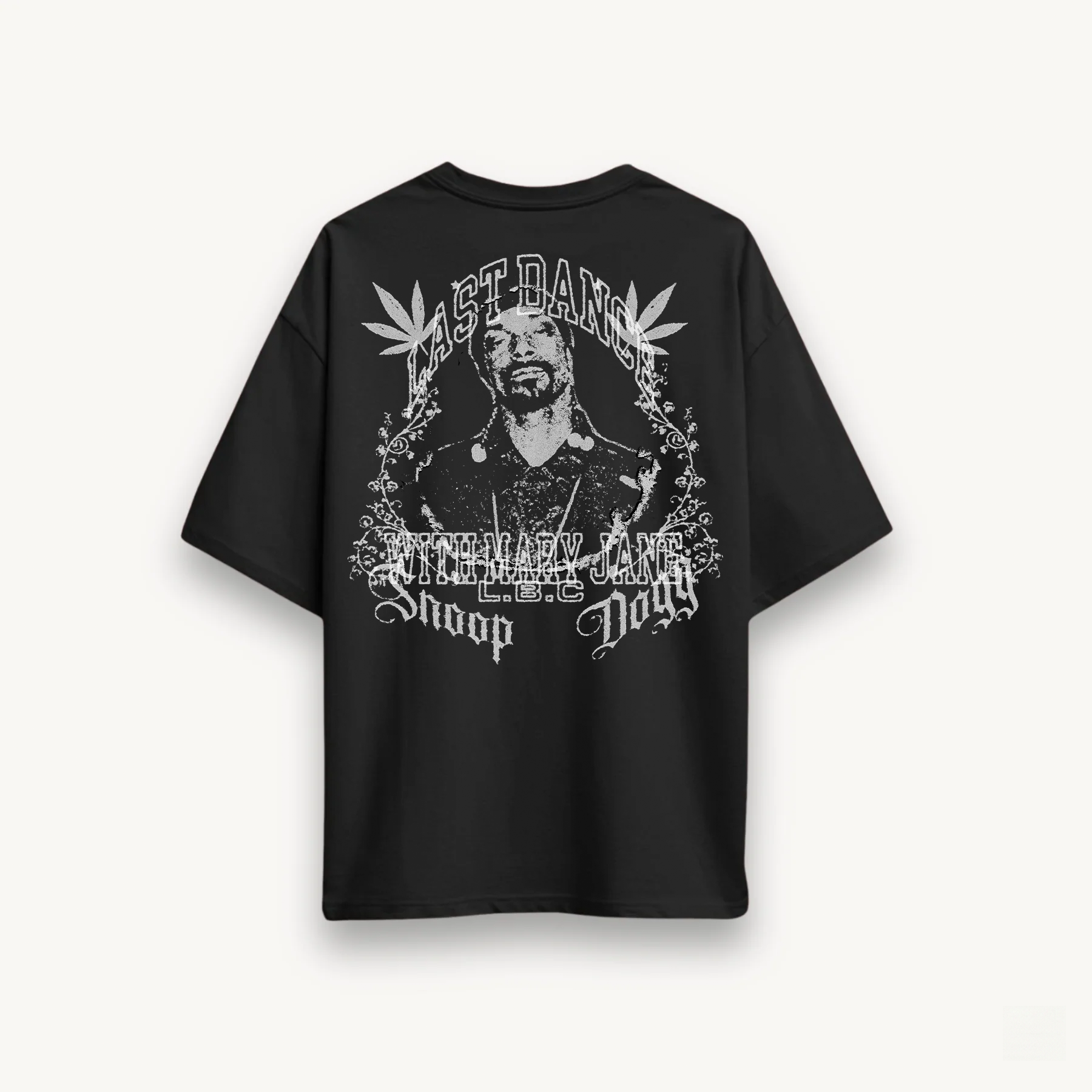 Snoop Dogg West Coast Legacy Black Oversized Tee
