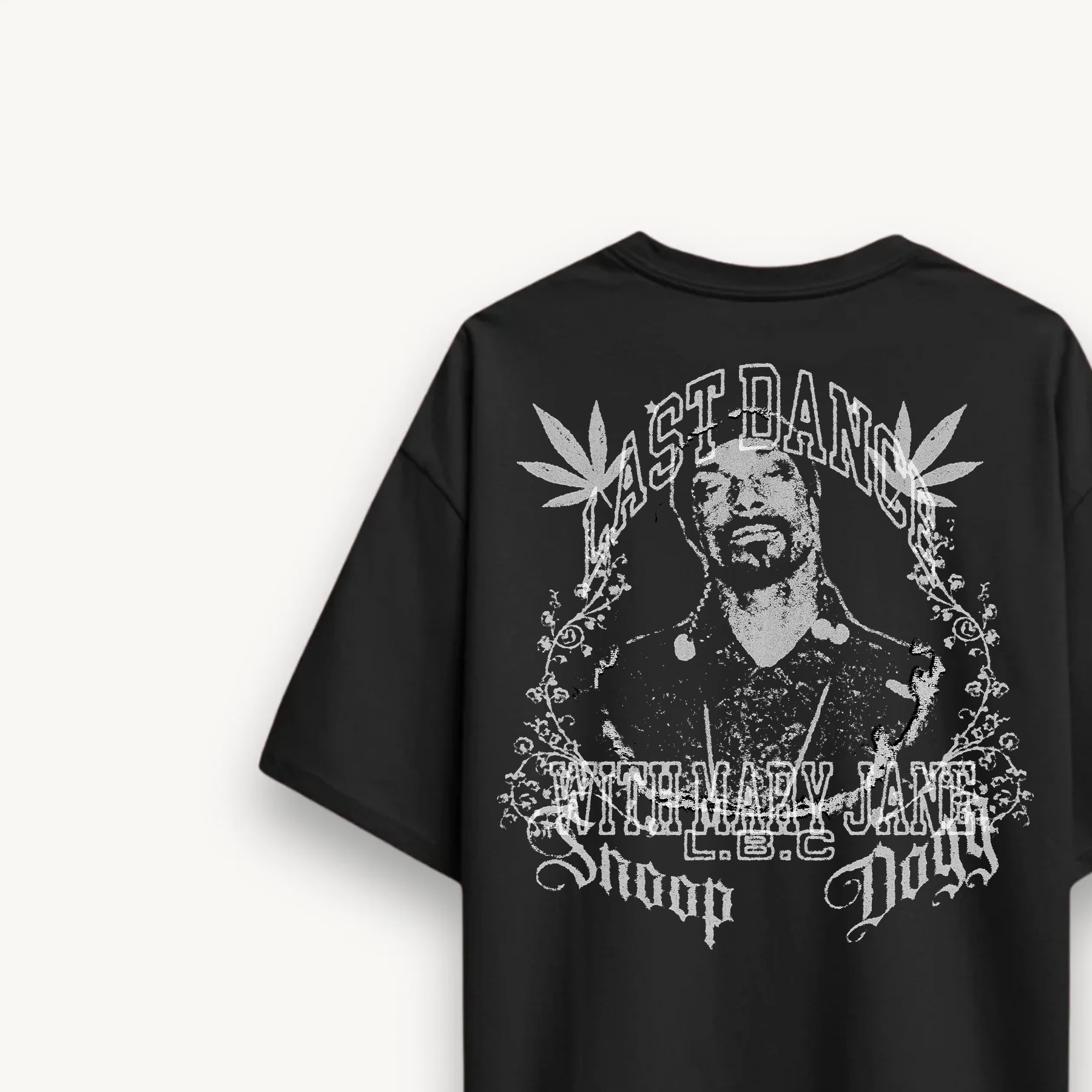 Snoop Dogg West Coast Legacy Black Oversized Tee