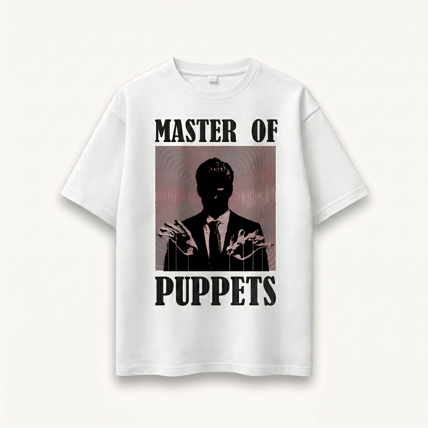 TNC Master of Puppets Hypnosis White Relaxed Tee