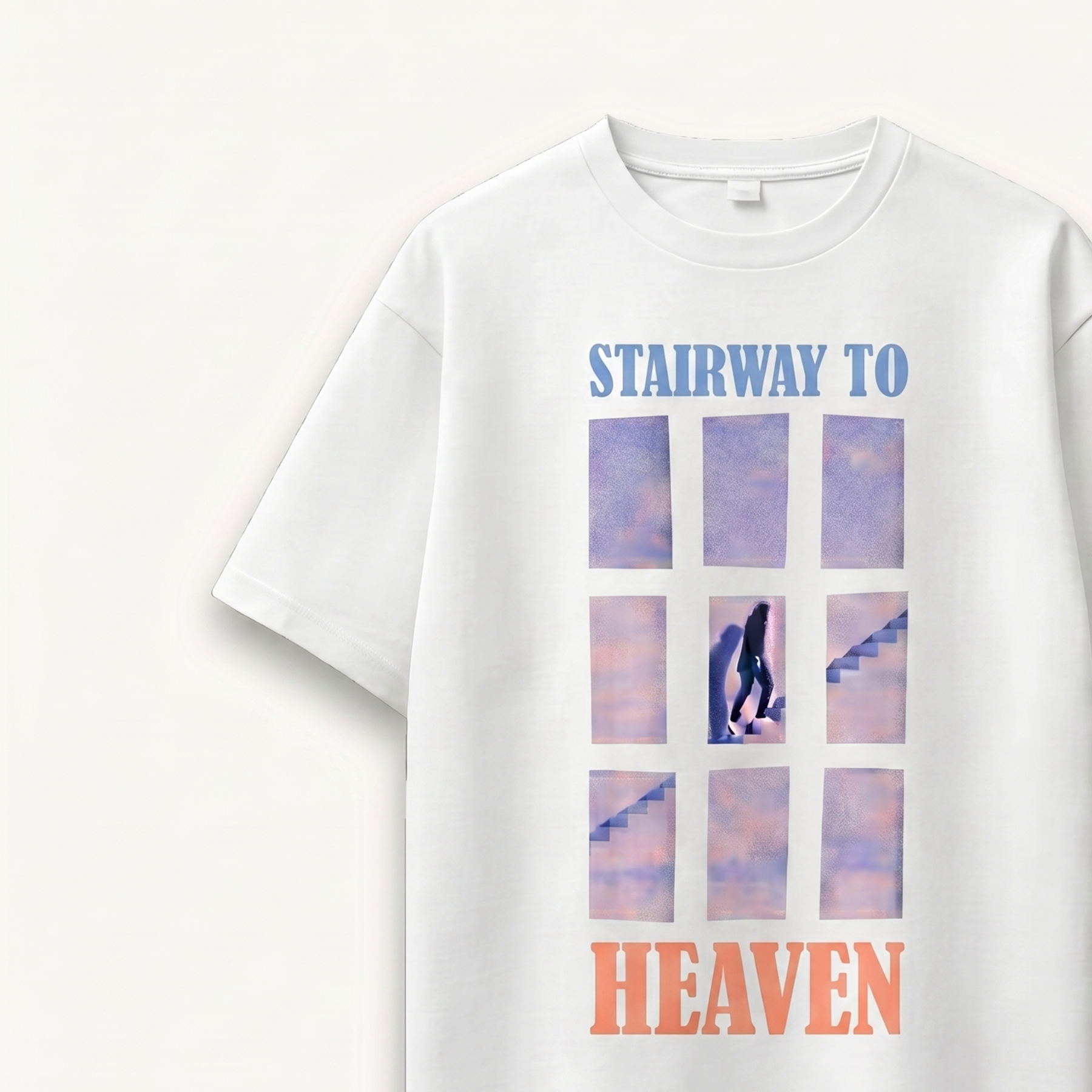 TNC Stairway to Heaven Portal White Relaxed Tee