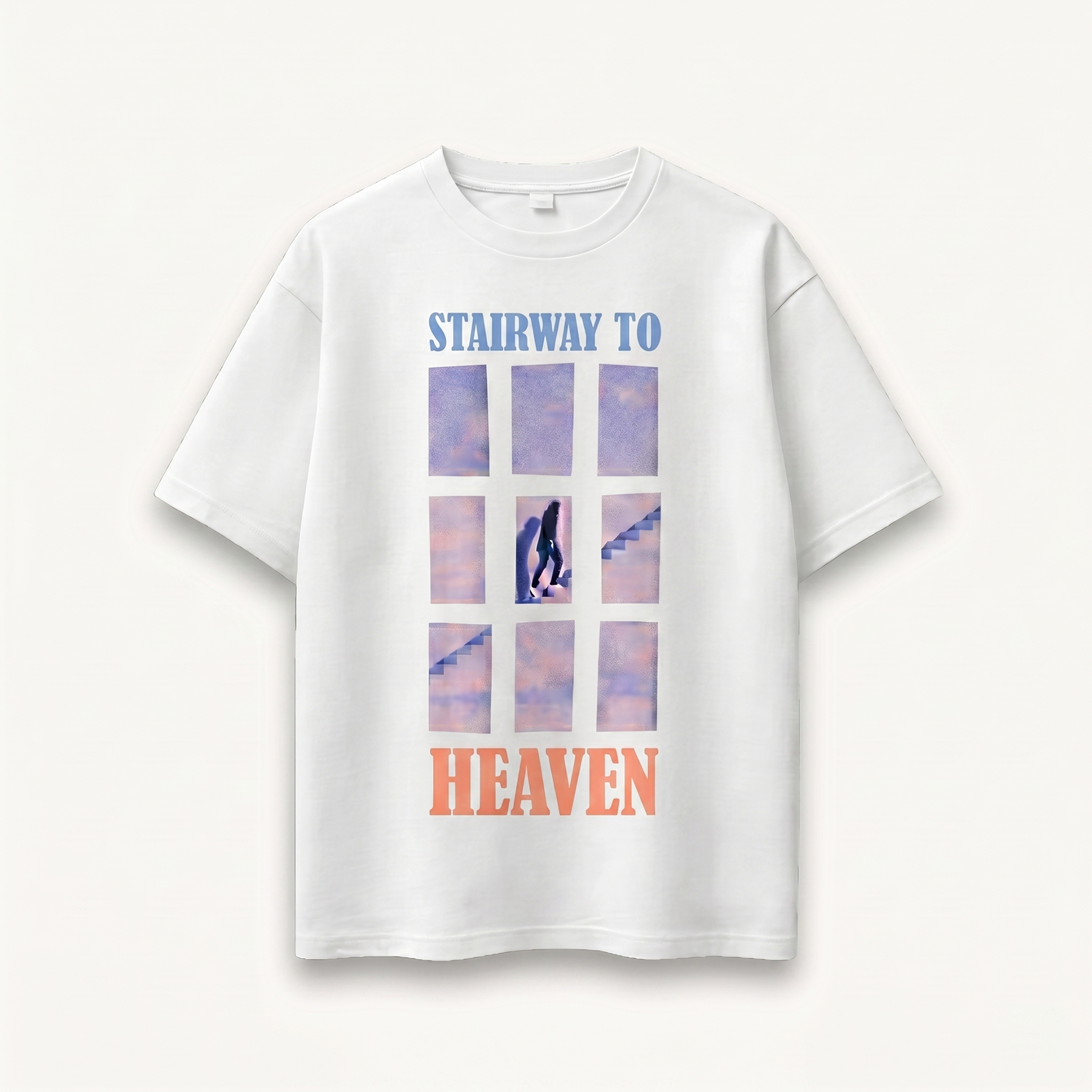 TNC Stairway to Heaven Portal White Relaxed Tee