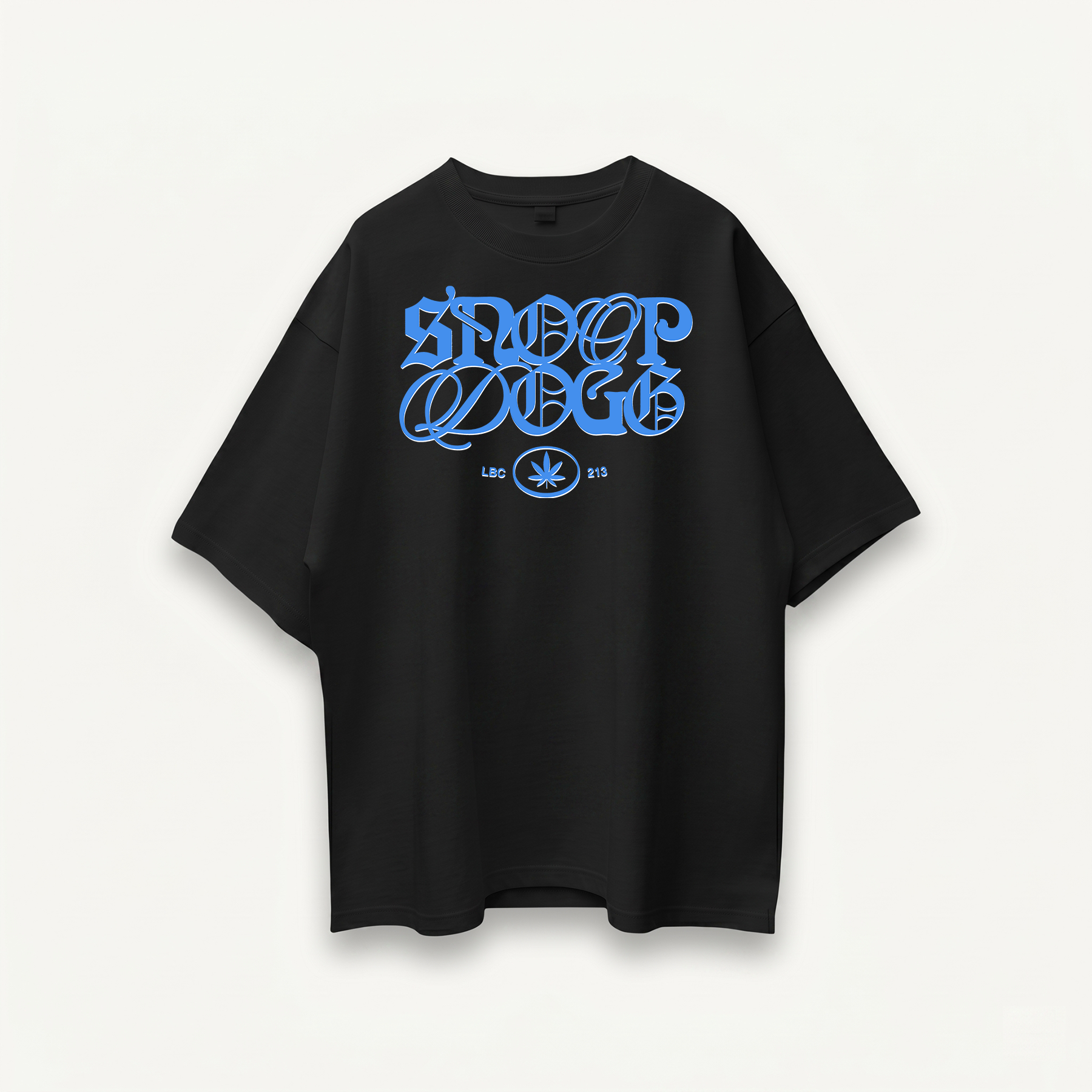 Snoop Dogg LBC 213 Black Oversized Tee