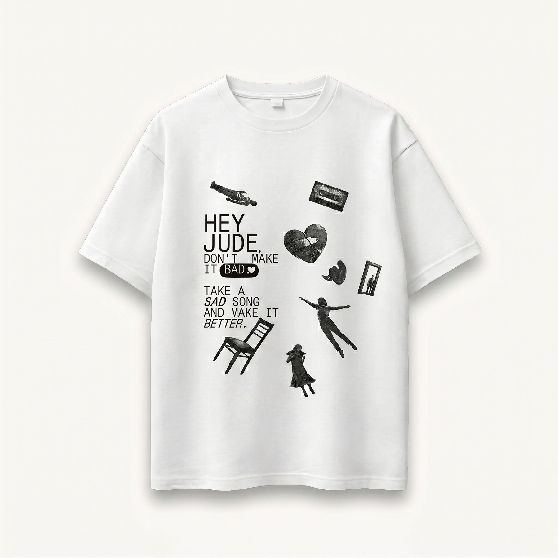 TNC Hey Jude Reverie White Relaxed Tee