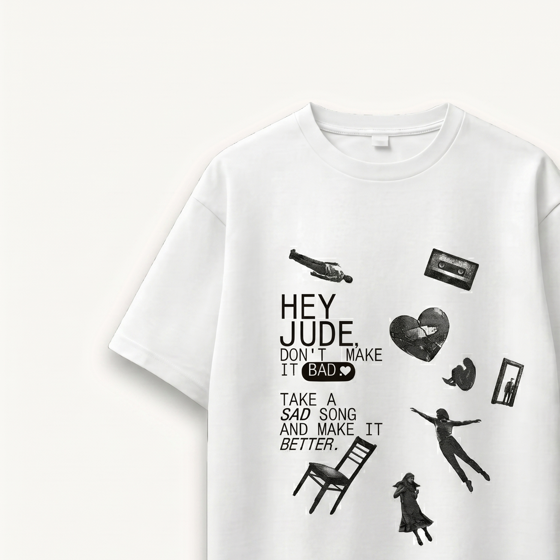 TNC Hey Jude Reverie White Relaxed Tee