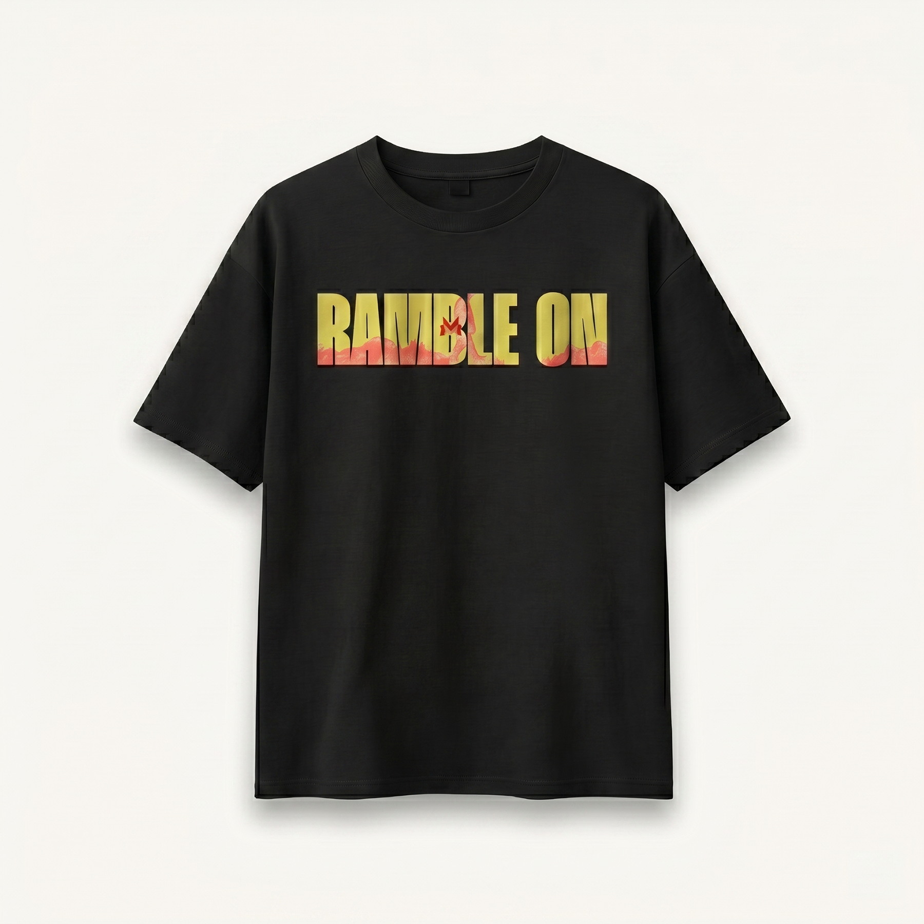 TNC Ramble On Horizon Black Relaxed Tee