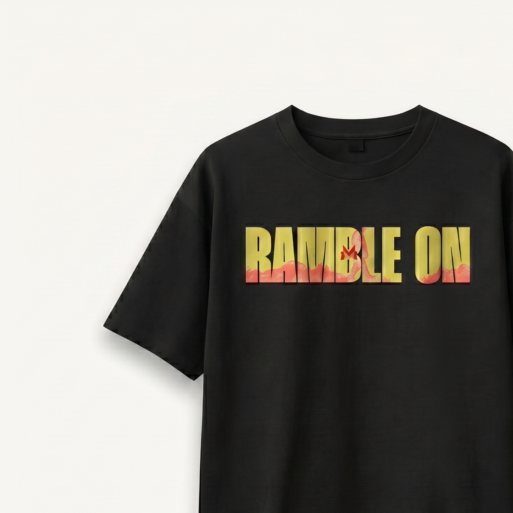 TNC Ramble On Horizon Black Relaxed Tee
