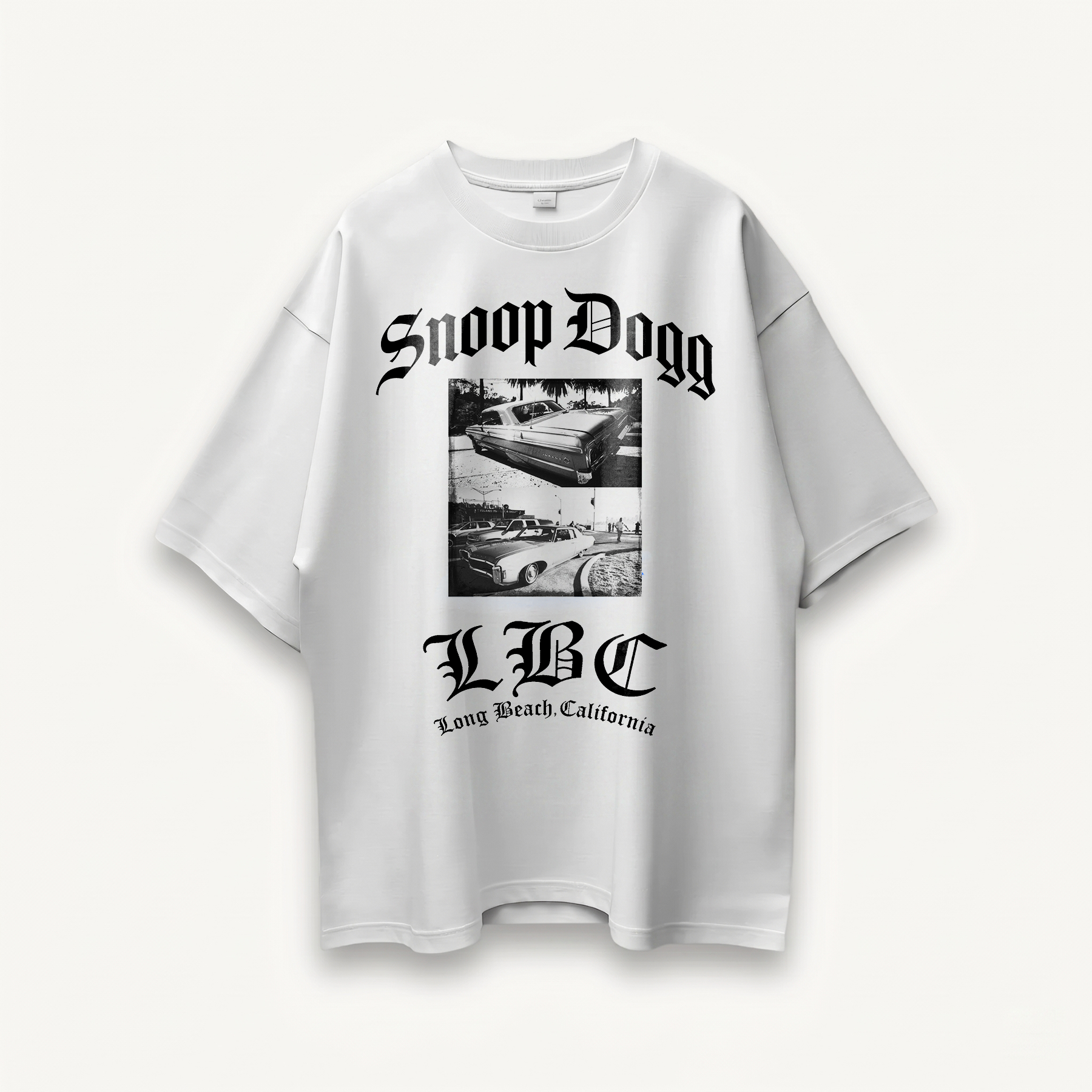 Snoop Dogg Long Beach Classics White Oversized Tee