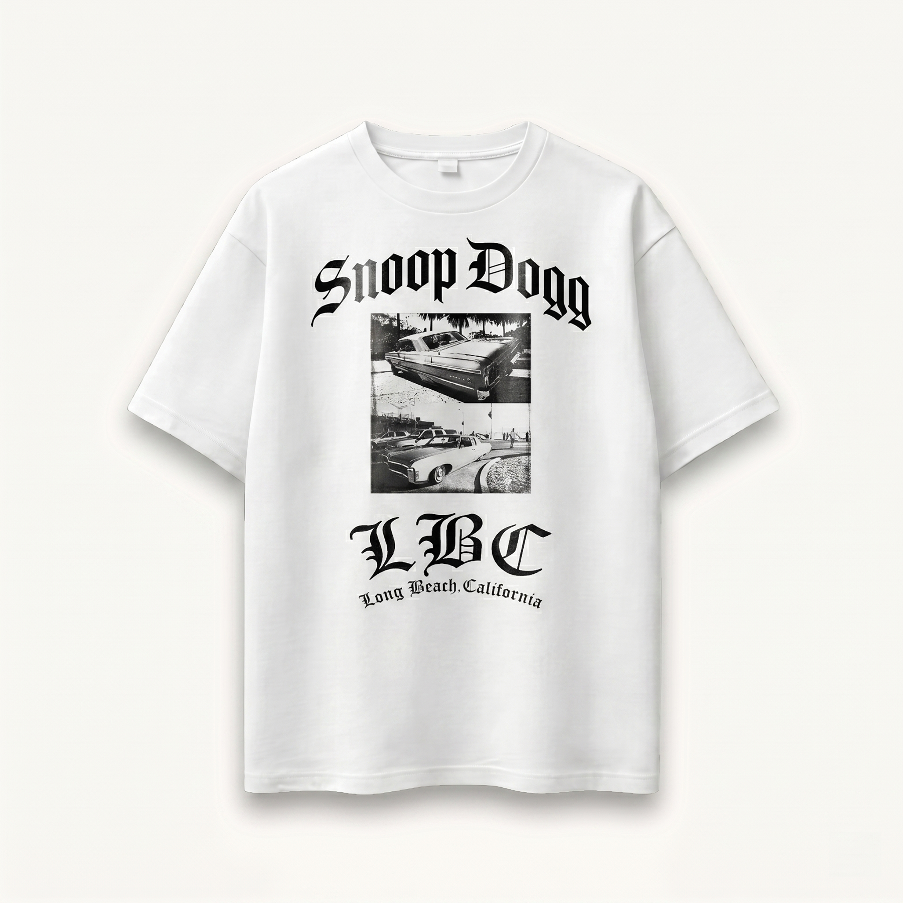 Snoop Dogg Long Beach Classics White Relaxed Tee