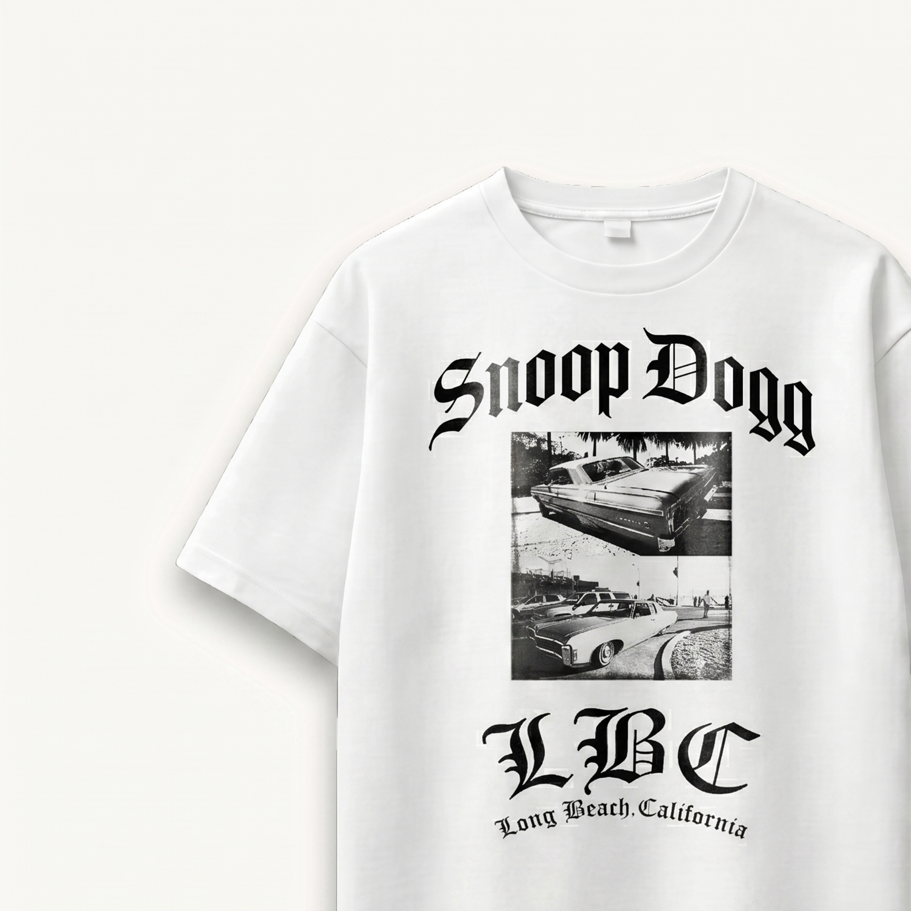 Snoop Dogg Long Beach Classics White Relaxed Tee