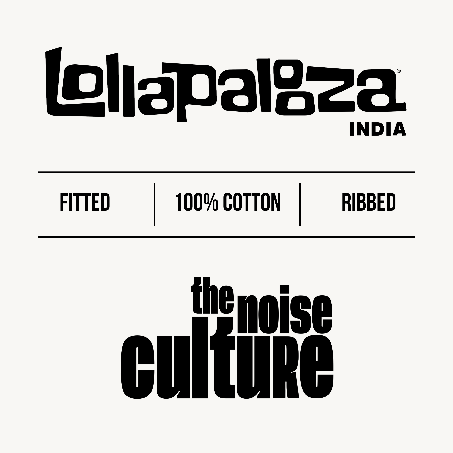 Lolla 2026 Girl Ribbed White Tee