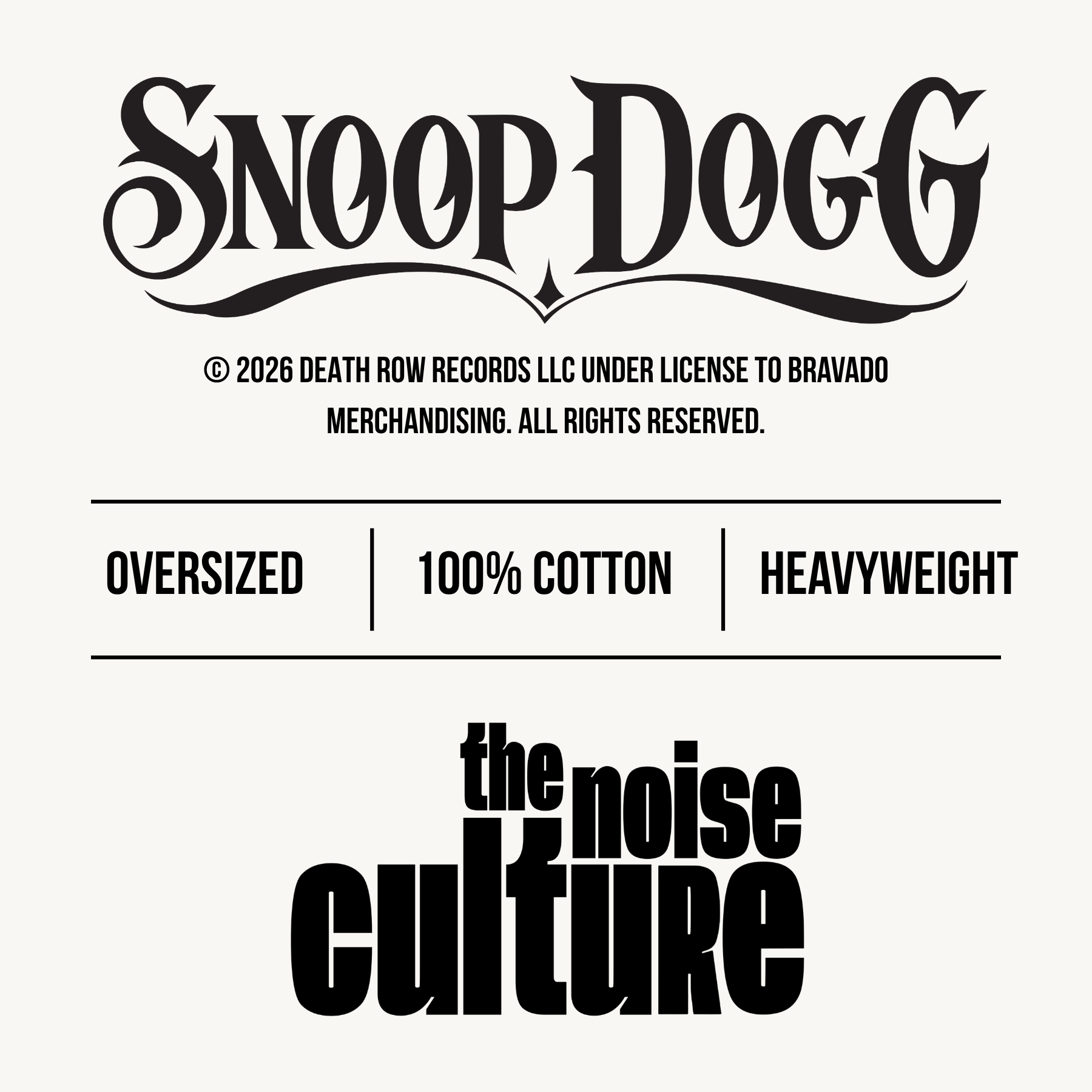 Snoop Dogg Long Beach Classics White Oversized Tee