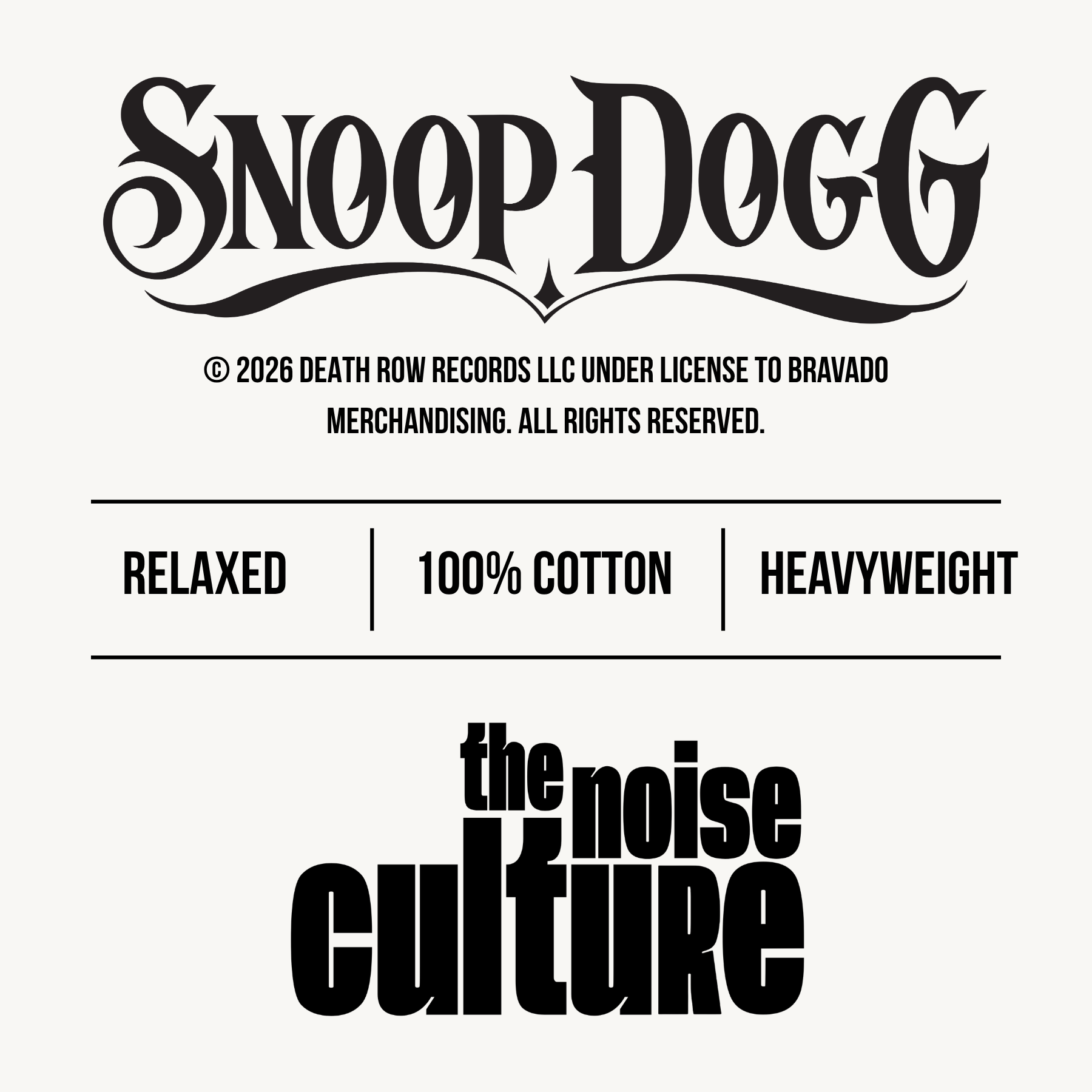 Snoop Dogg West Coast Legacy Black Relaxed Tee