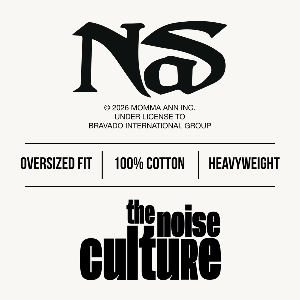 Nas The World Is Yours Black Oversized Tee