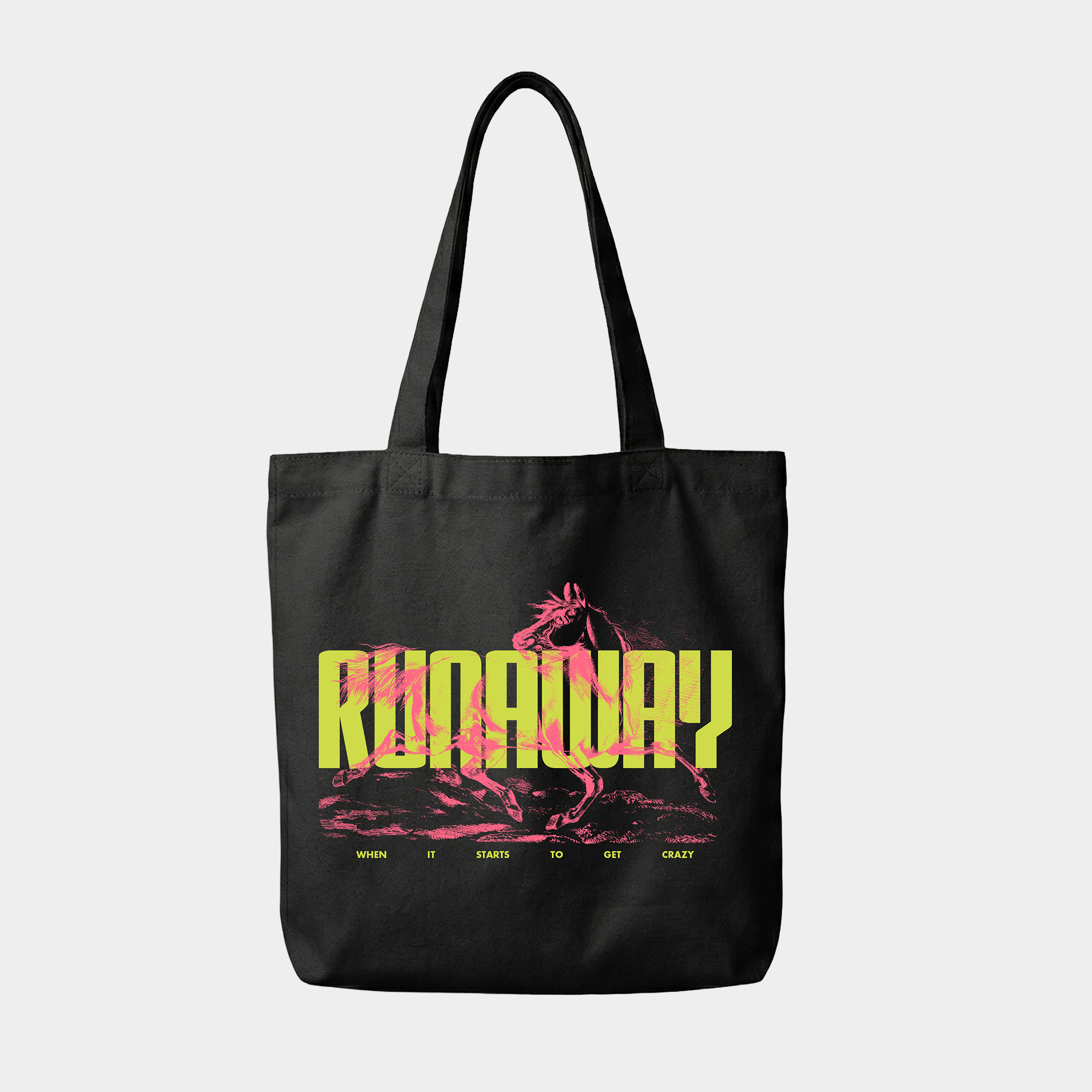 TNC Runaway Black Tote Bag