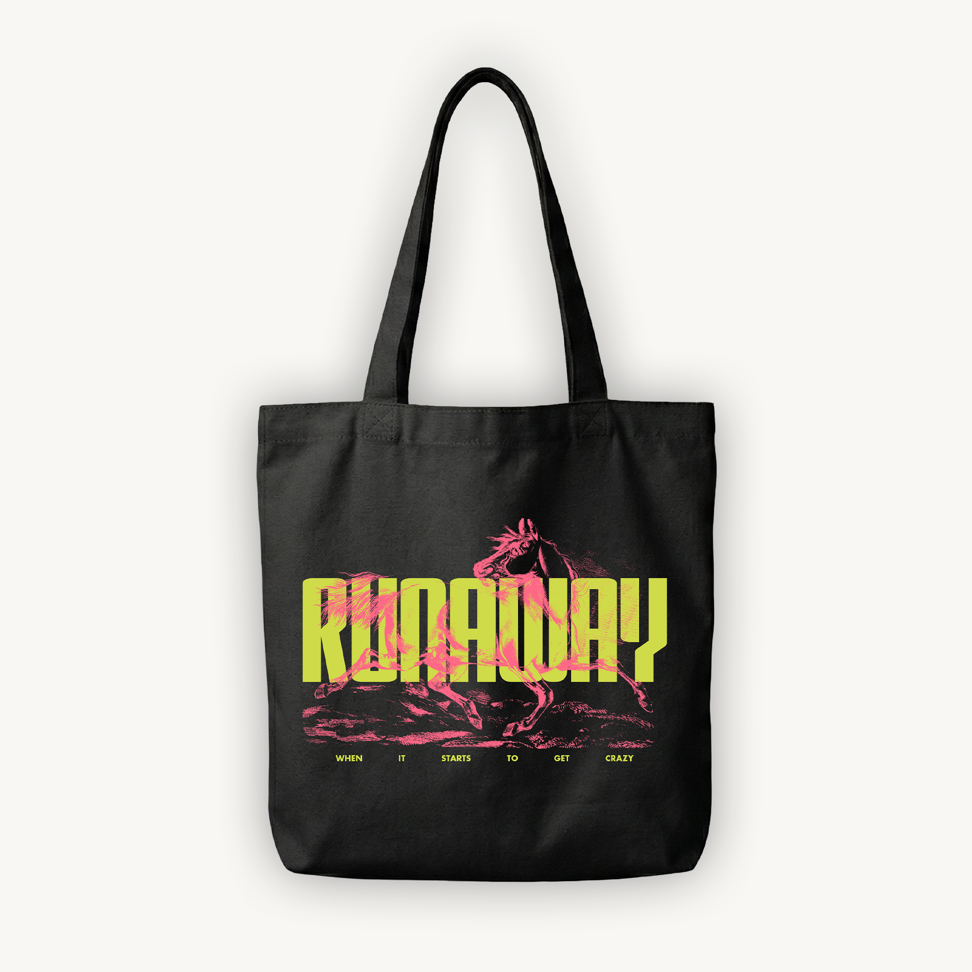 TNC Runaway Black Tote Bag