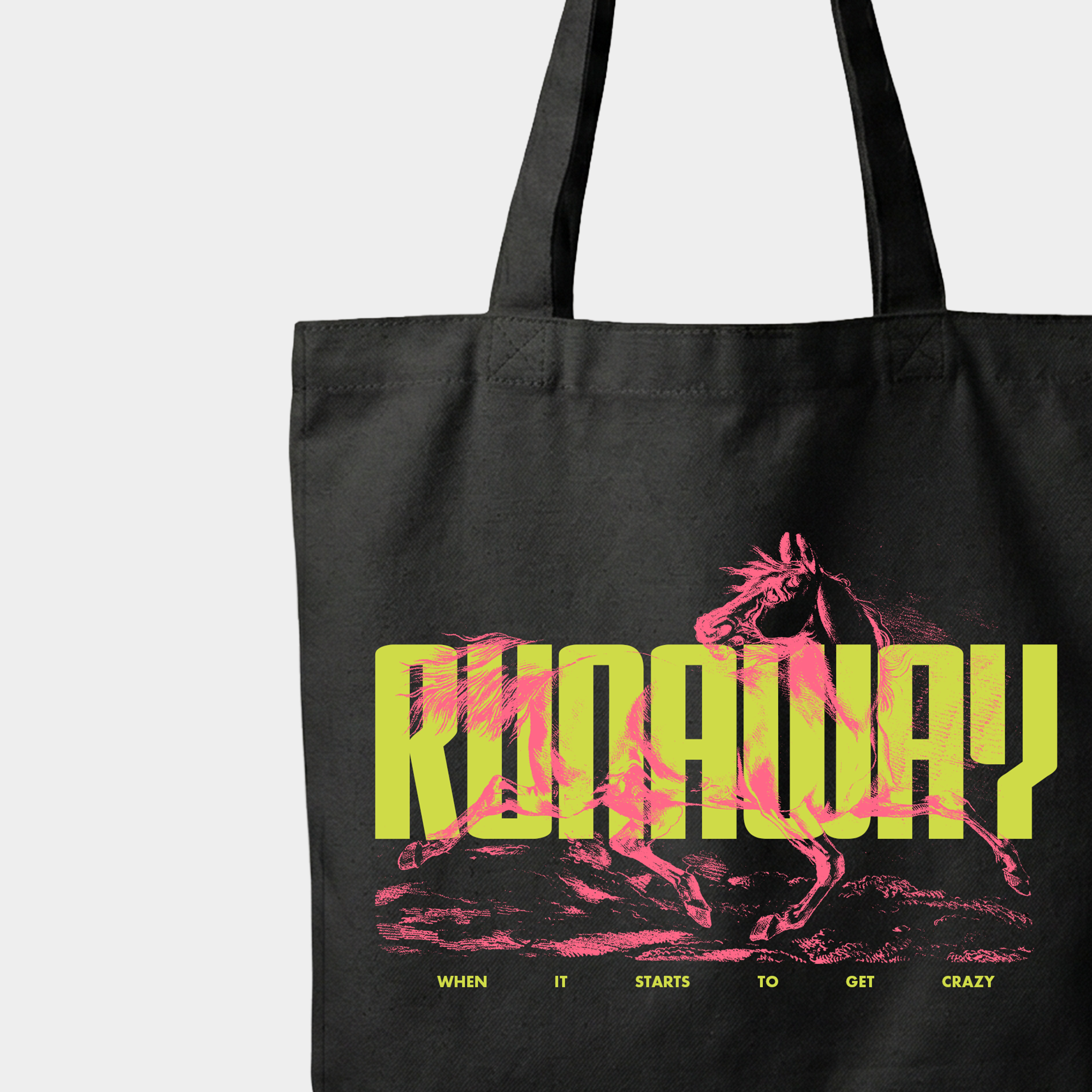TNC Runaway Black Tote Bag