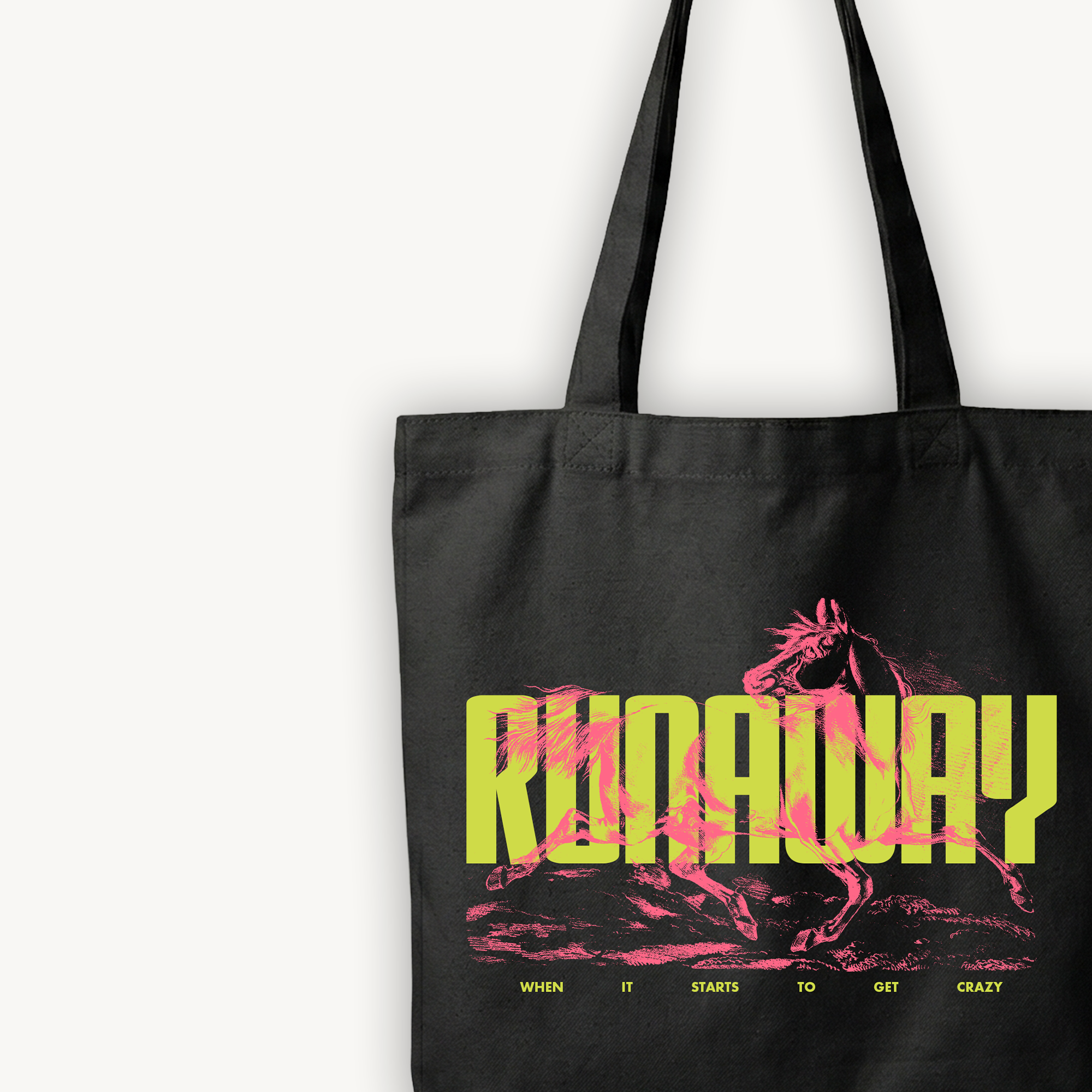 TNC Runaway Black Tote Bag