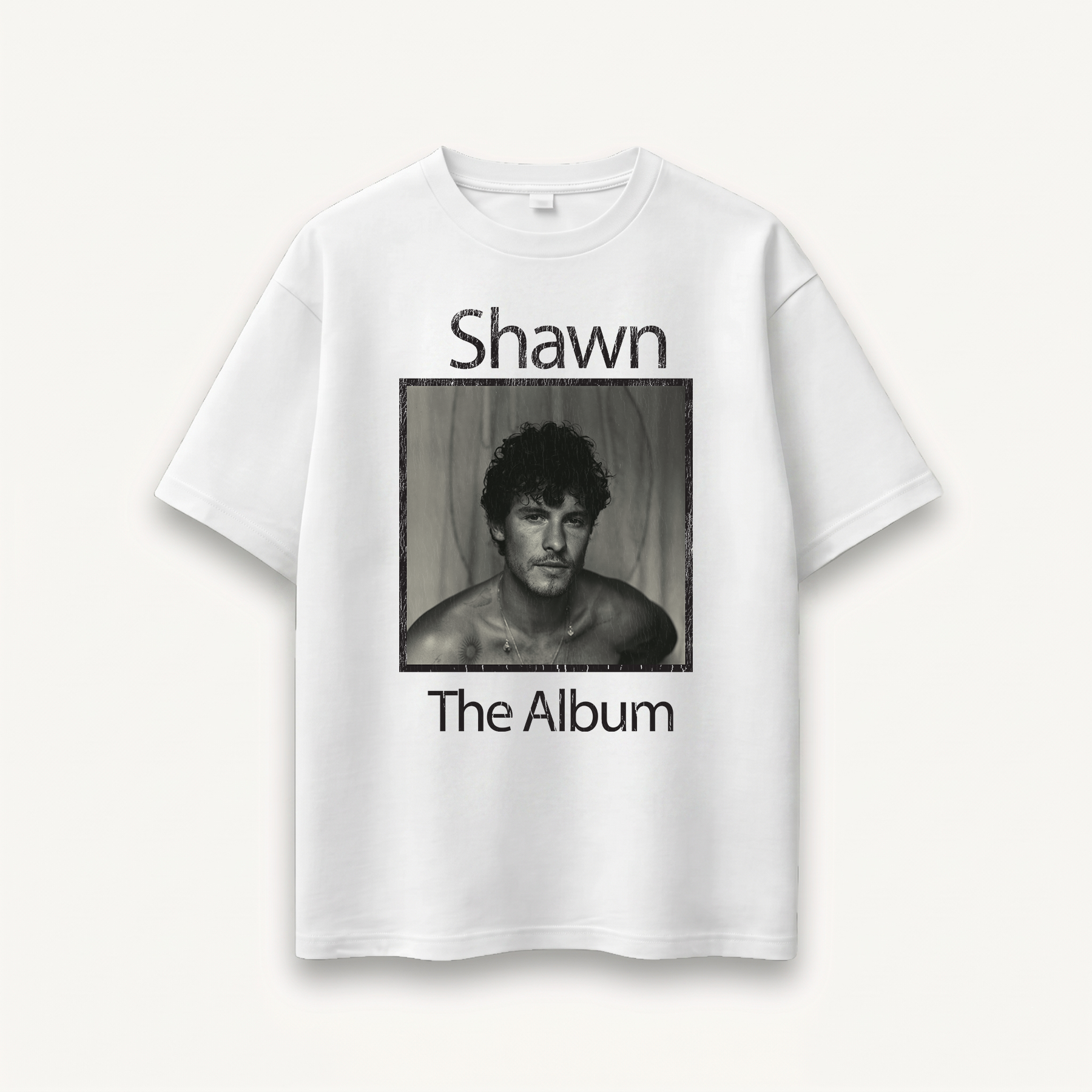 Shawn Mendes Shawn The Album White Relaxed Tee front