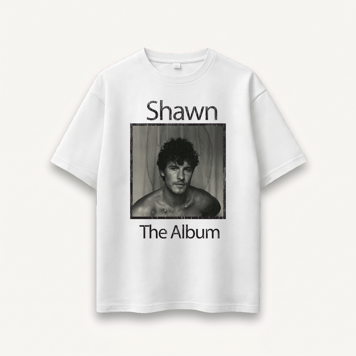 Shawn Mendes Shawn The Album White Relaxed Tee front