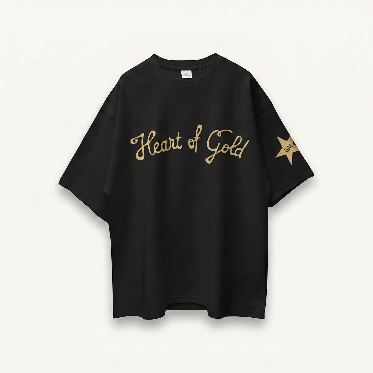 Shawn Mendes Heart Of Gold Black Oversized Tee front