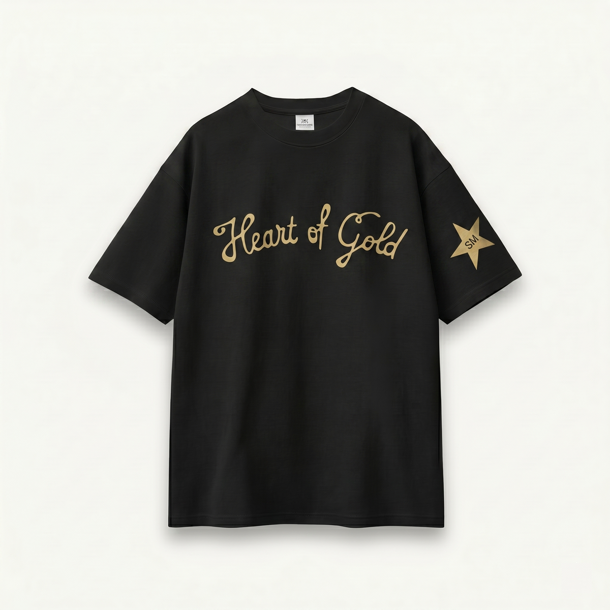 Shawn Mendes Heart Of Gold Black Relaxed Tee front