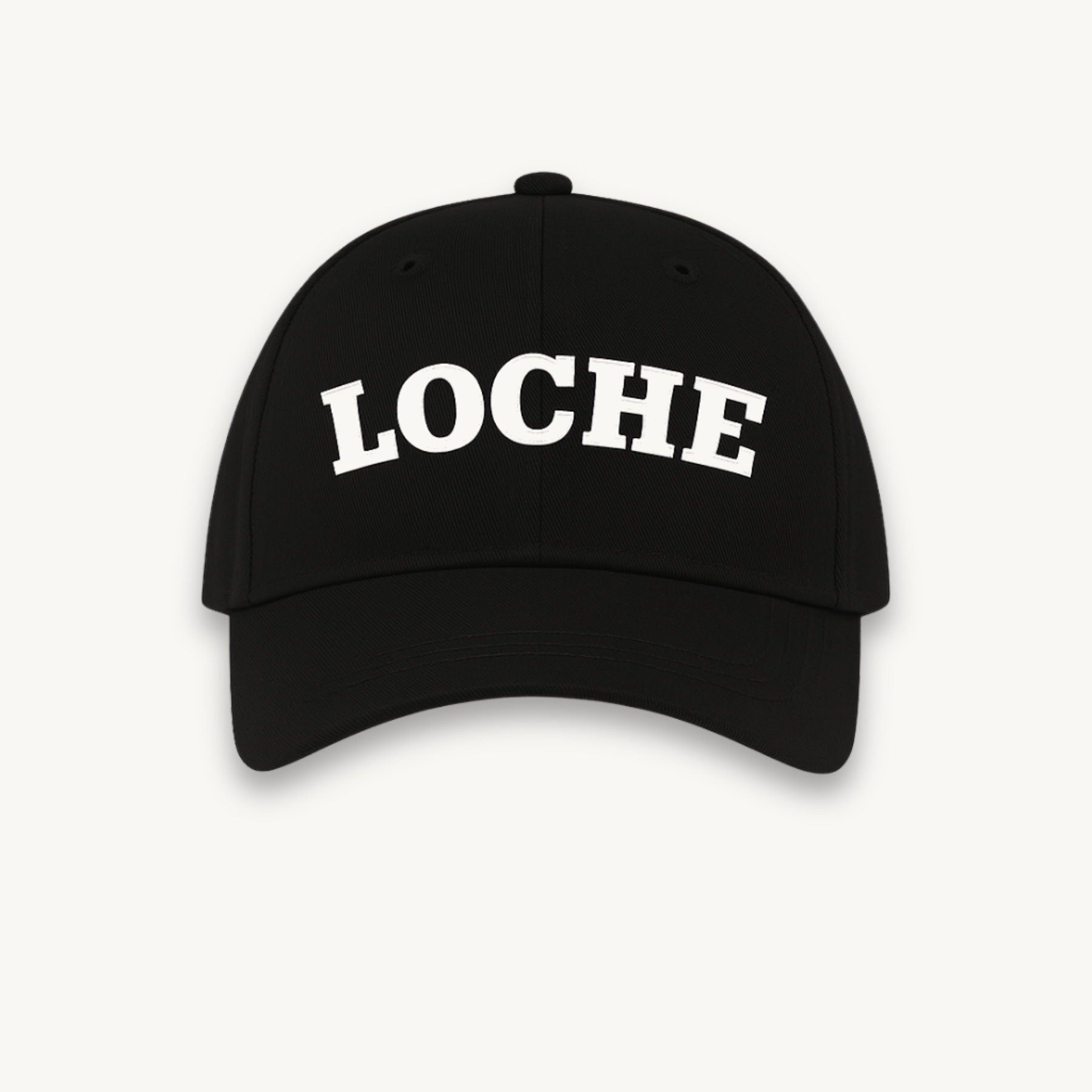 LOCHE Baseball Black Cap