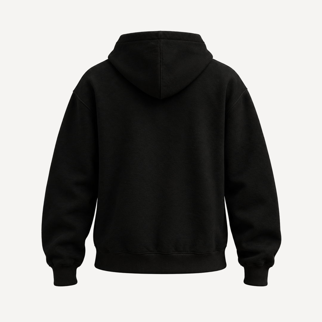 Lolla 2026 Festival Black Oversized Hoodie